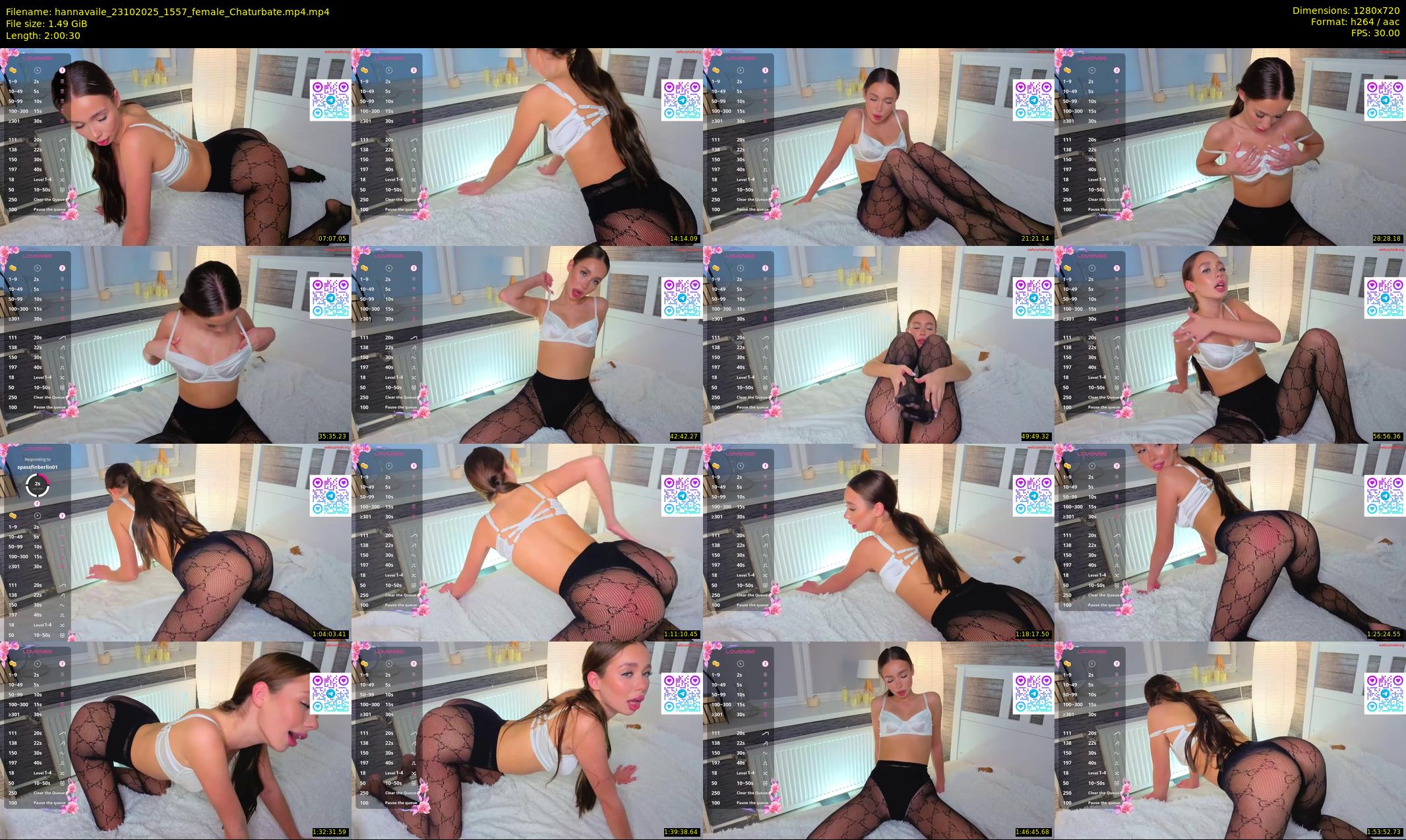 hannavaile — 121 minute Chaturbate female cam show recording, 720p, Oct 23, 2025