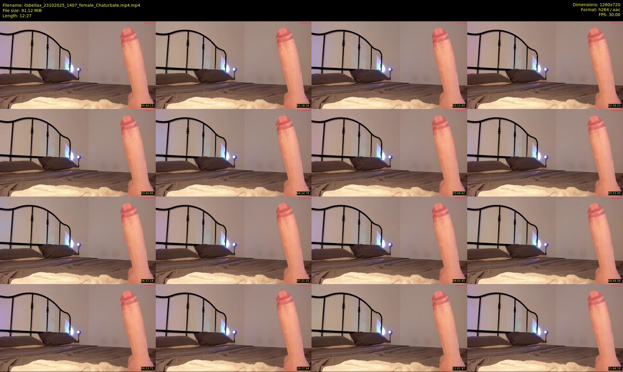 itsbellax — 13 minute Chaturbate female cam show recording, 720p, Oct 23, 2025