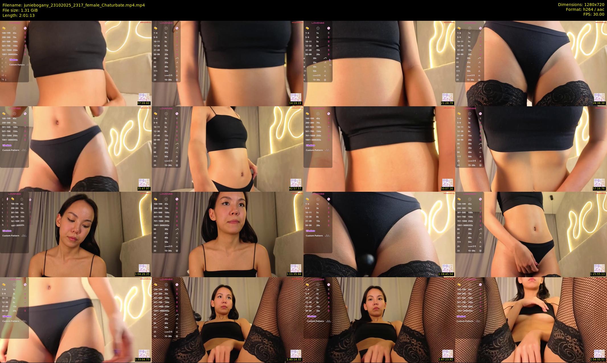 juniebogany — 122 minute Chaturbate female cam show recording, 720p, Oct 23, 2025