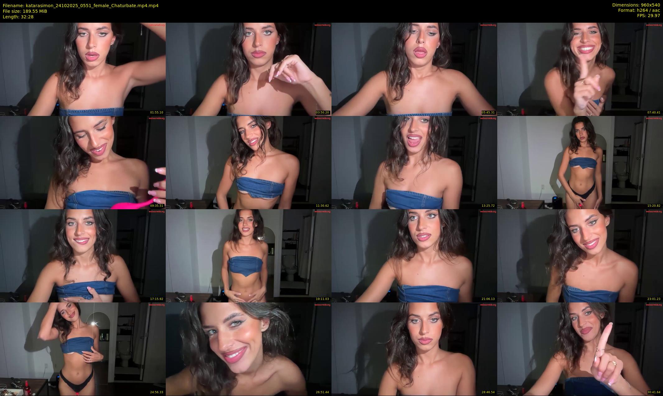 katarasimon — 33 minute Chaturbate female cam show recording, 480p, Oct 24, 2025