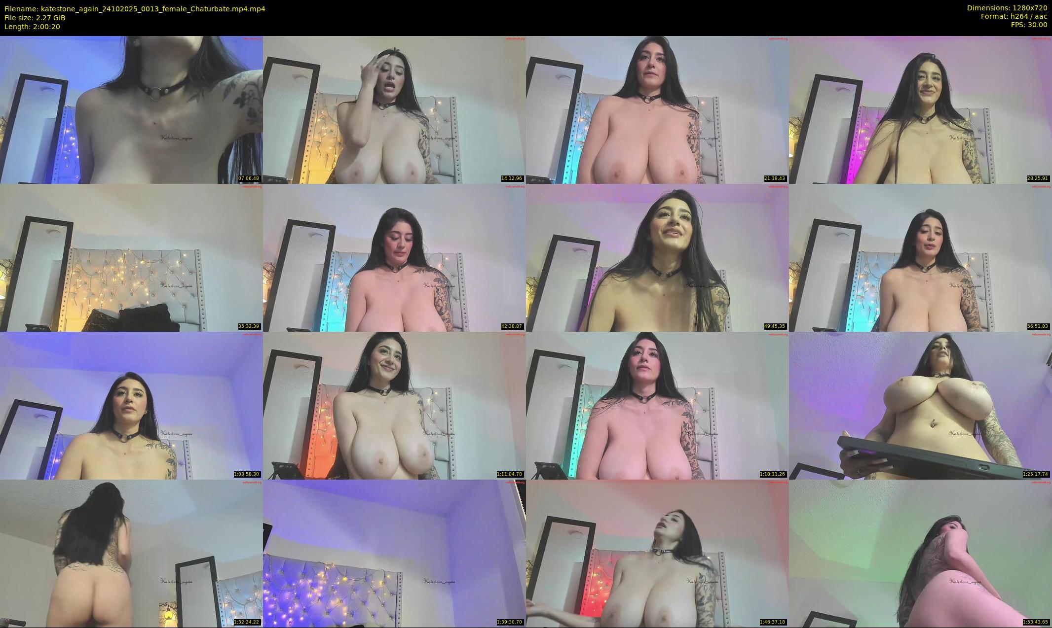 katestone_again — 121 minute Chaturbate female cam show recording, 720p, Oct 24, 2025