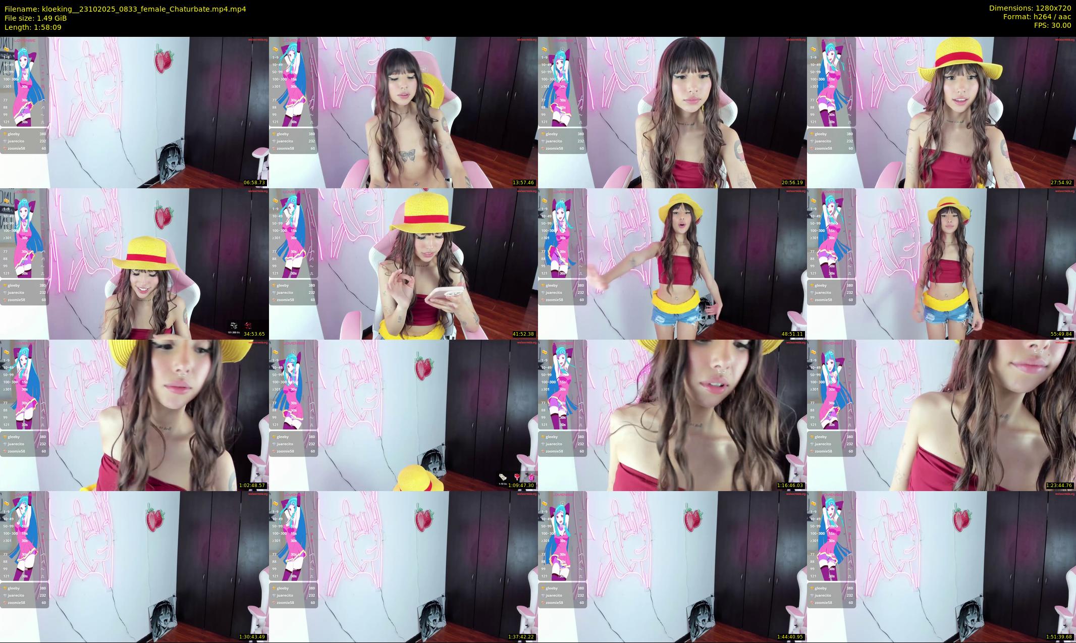 kloeking_ — 119 minute Chaturbate female cam show recording, 720p, Oct 23, 2025