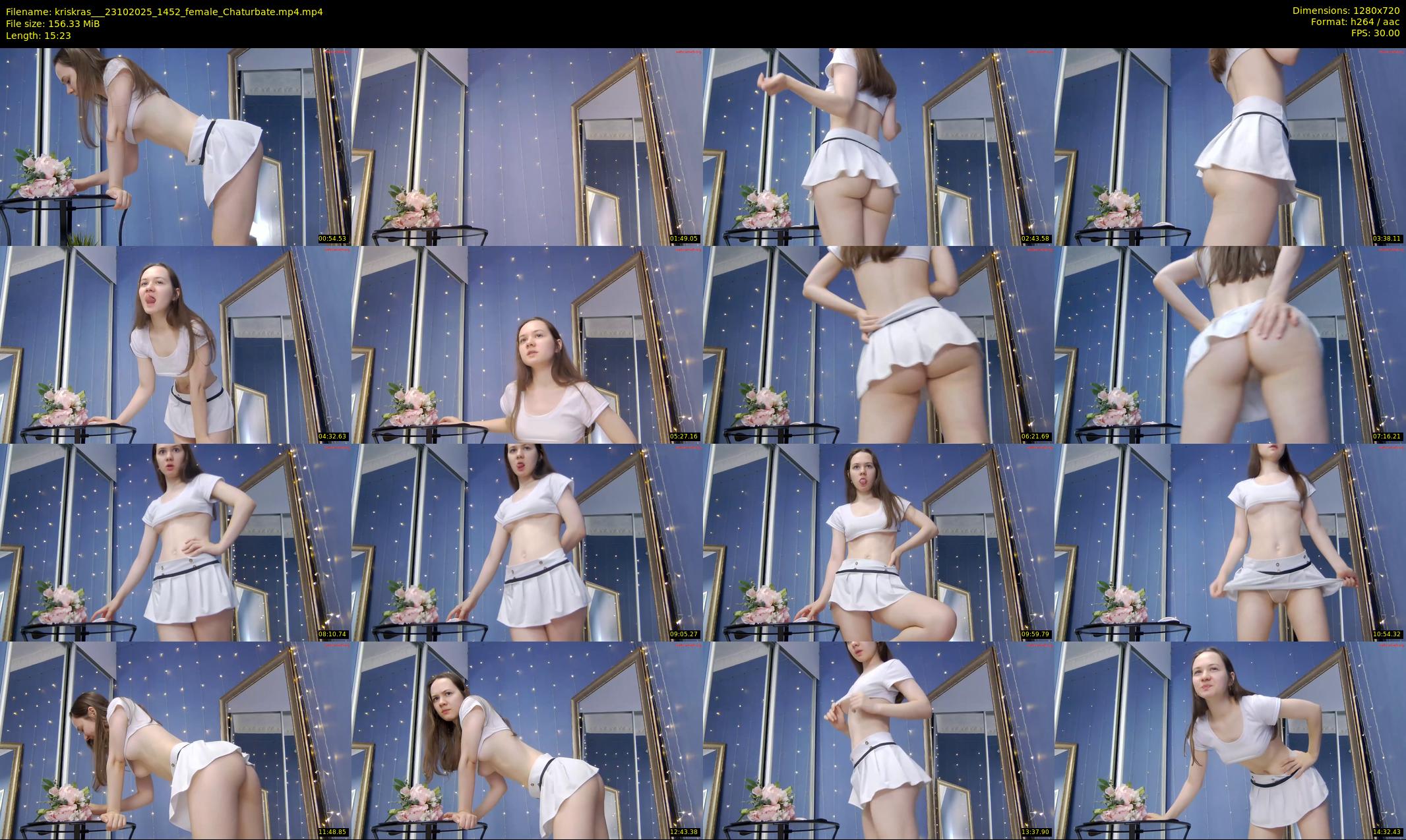 kriskras__ — 16 minute Chaturbate female cam show recording, 720p, Oct 23, 2025