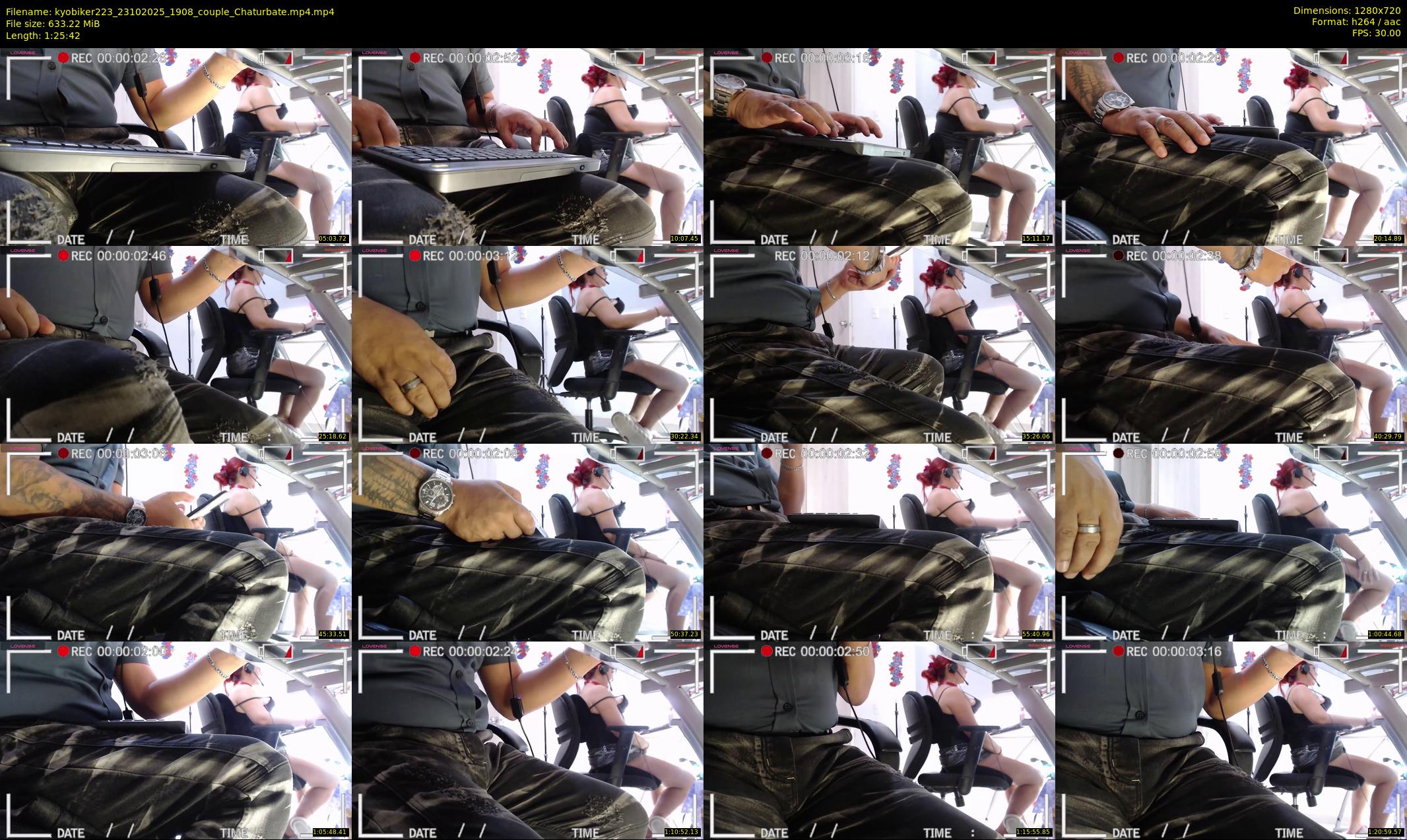 kyobiker223 — 86 minute Chaturbate couple cam show recording, 720p, Oct 23, 2025
