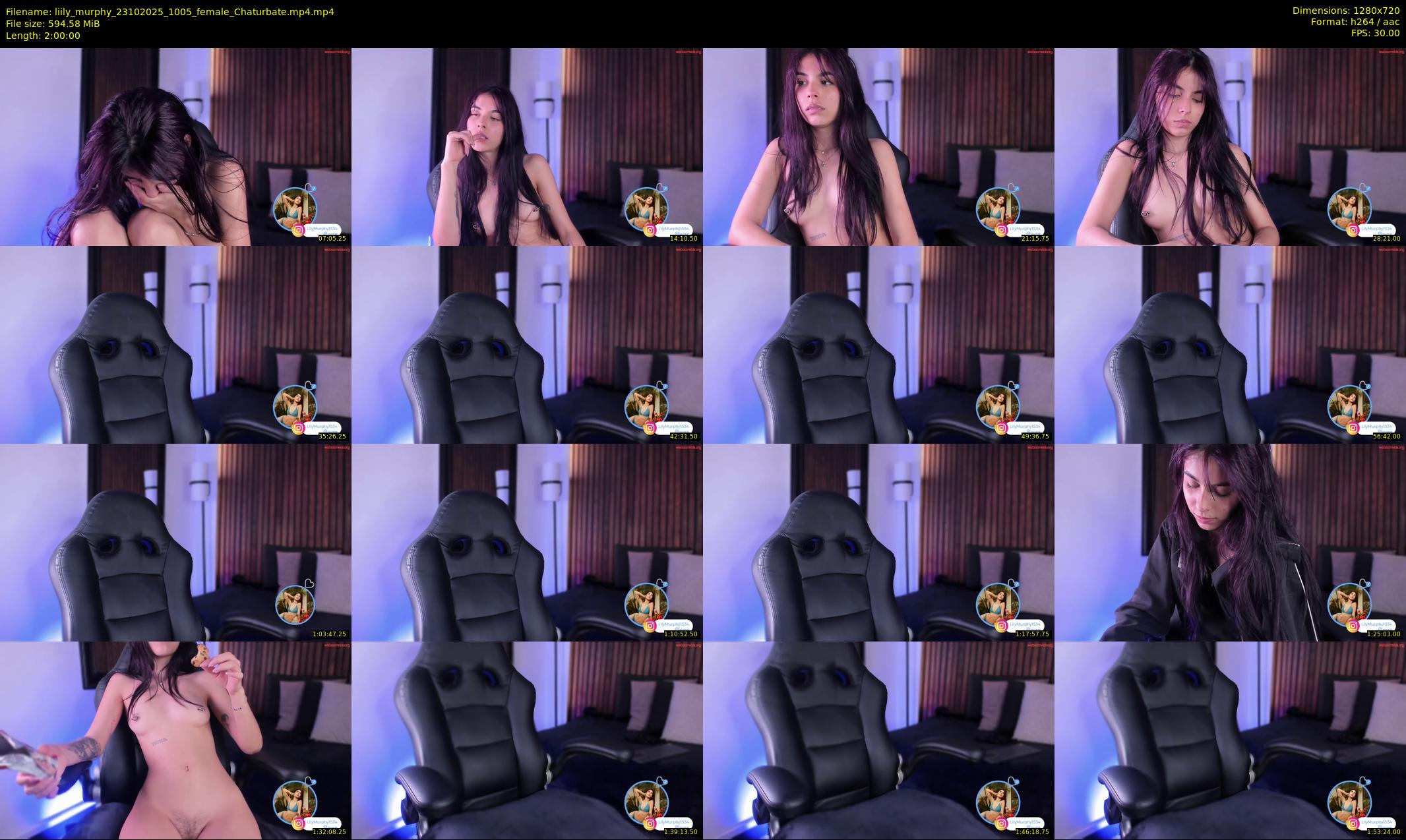 liily_murphy — 120 minute Chaturbate female cam show recording, 720p, Oct 23, 2025