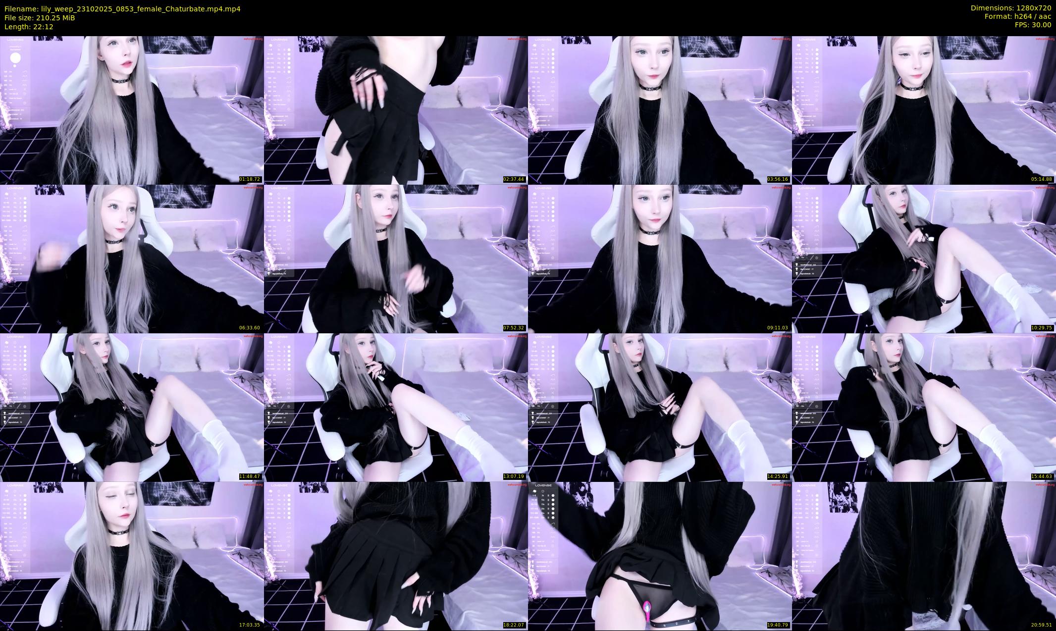 lily_weep — 23 minute Chaturbate female cam show recording, 720p, Oct 23, 2025