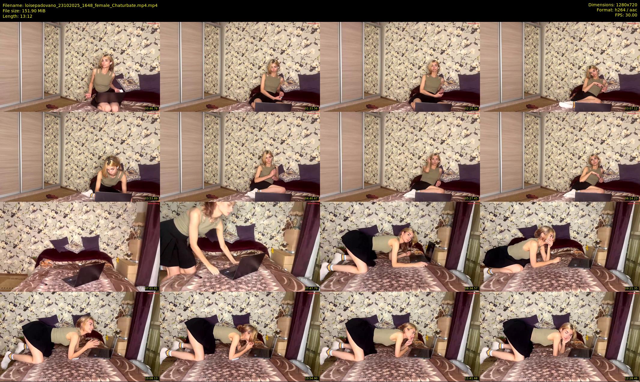 loisepadovano — 14 minute Chaturbate female cam show recording, 720p, Oct 23, 2025