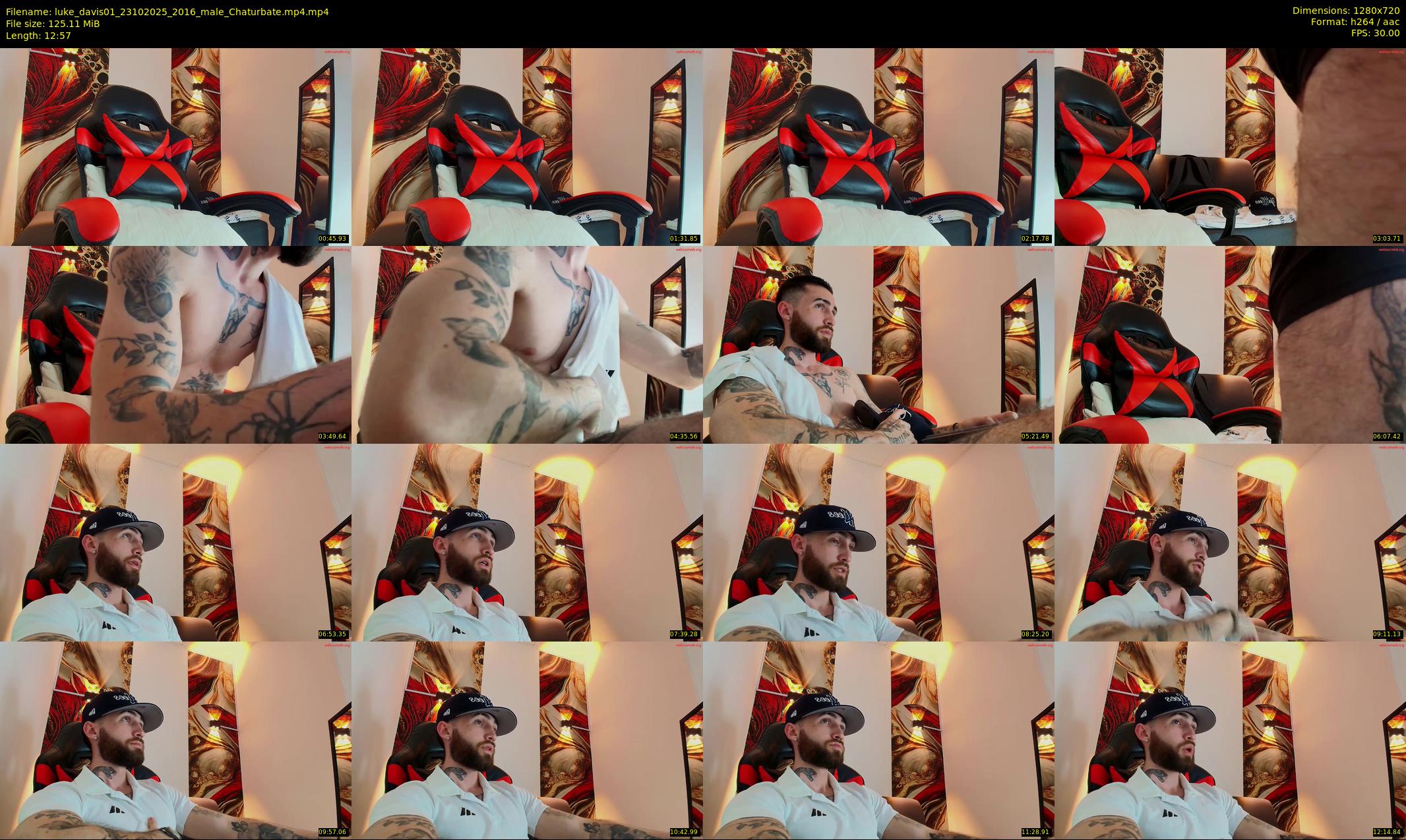luke_davis01 — 13 minute Chaturbate male cam show recording, 720p, Oct 23, 2025