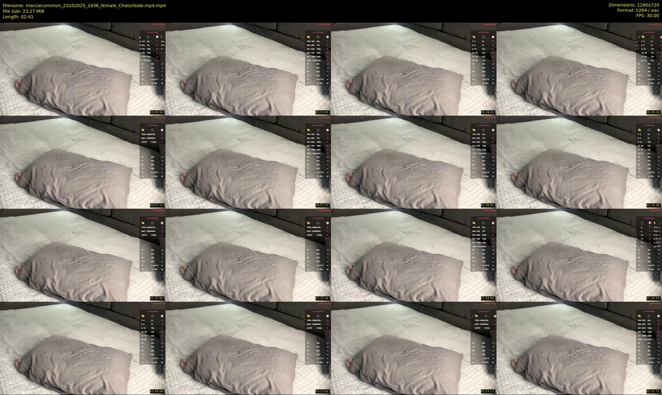 marciecommon — 3 minute Chaturbate female cam show recording, 720p, Oct 23, 2025