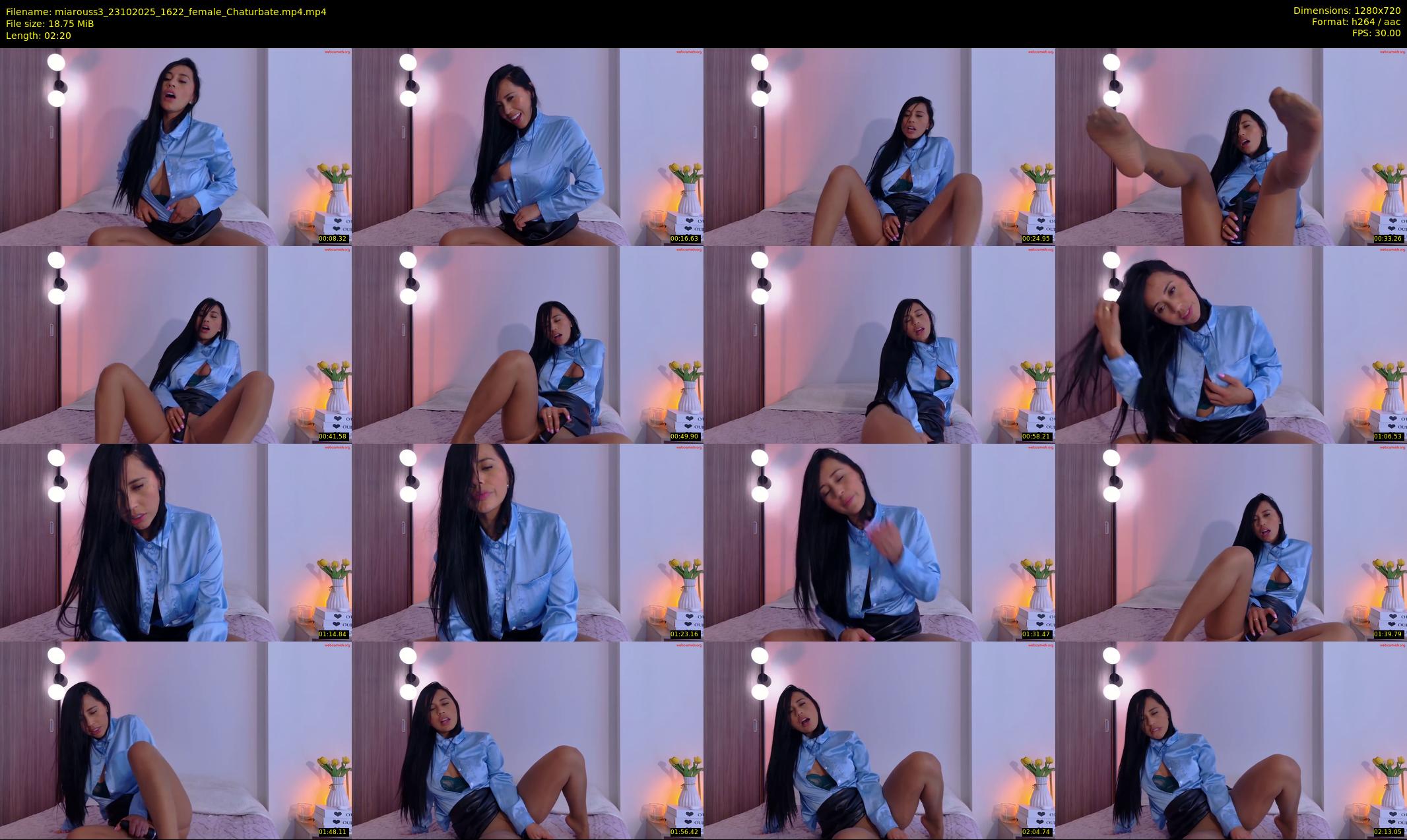 miarouss3 — 3 minute Chaturbate female cam show recording, 720p, Oct 23, 2025