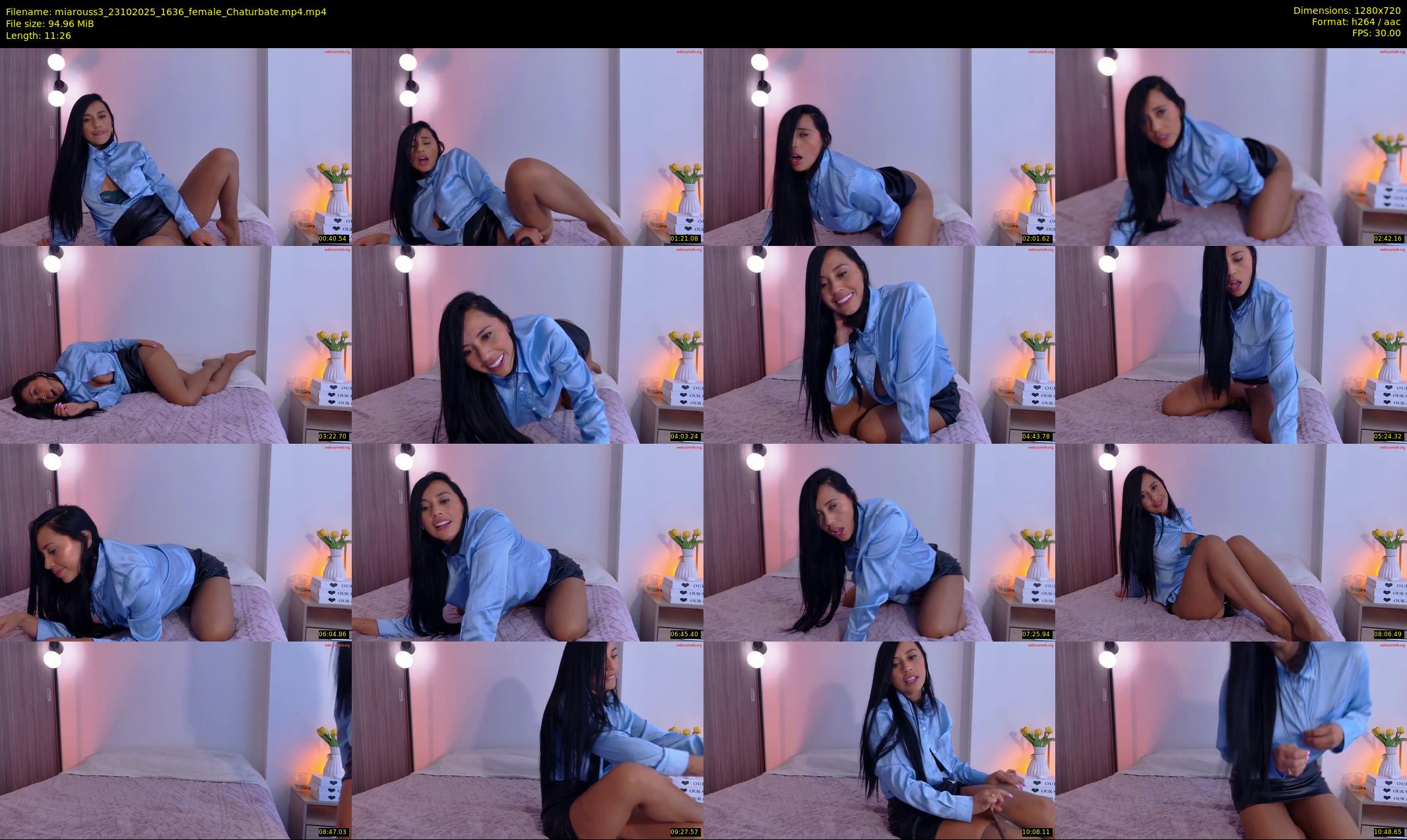 miarouss3 — 12 minute Chaturbate female cam show recording, 720p, Oct 23, 2025