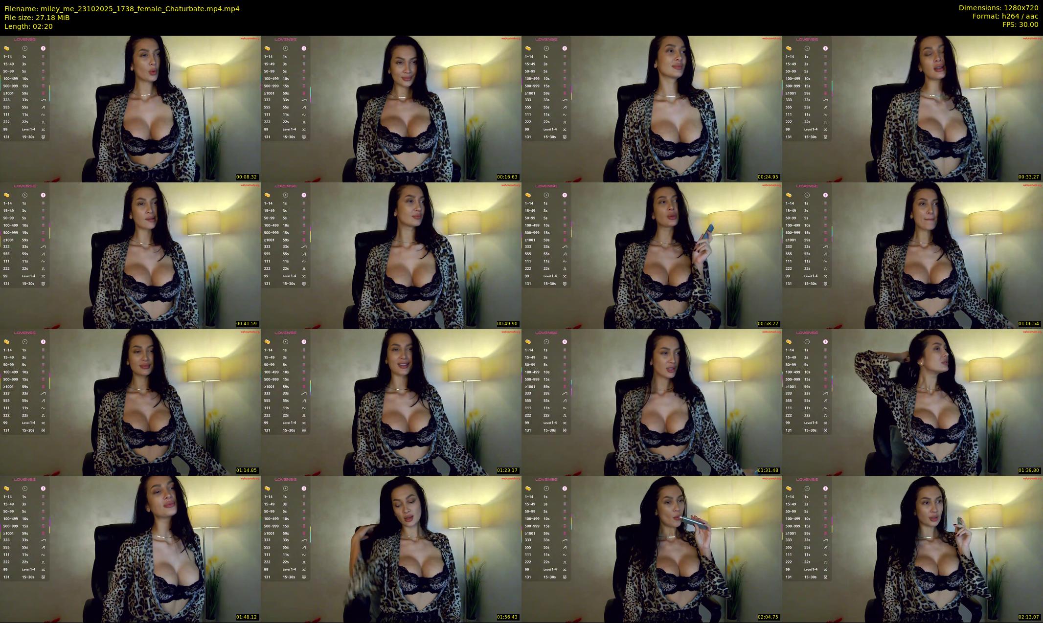 miley_me — 3 minute Chaturbate female cam show recording, 720p, Oct 23, 2025