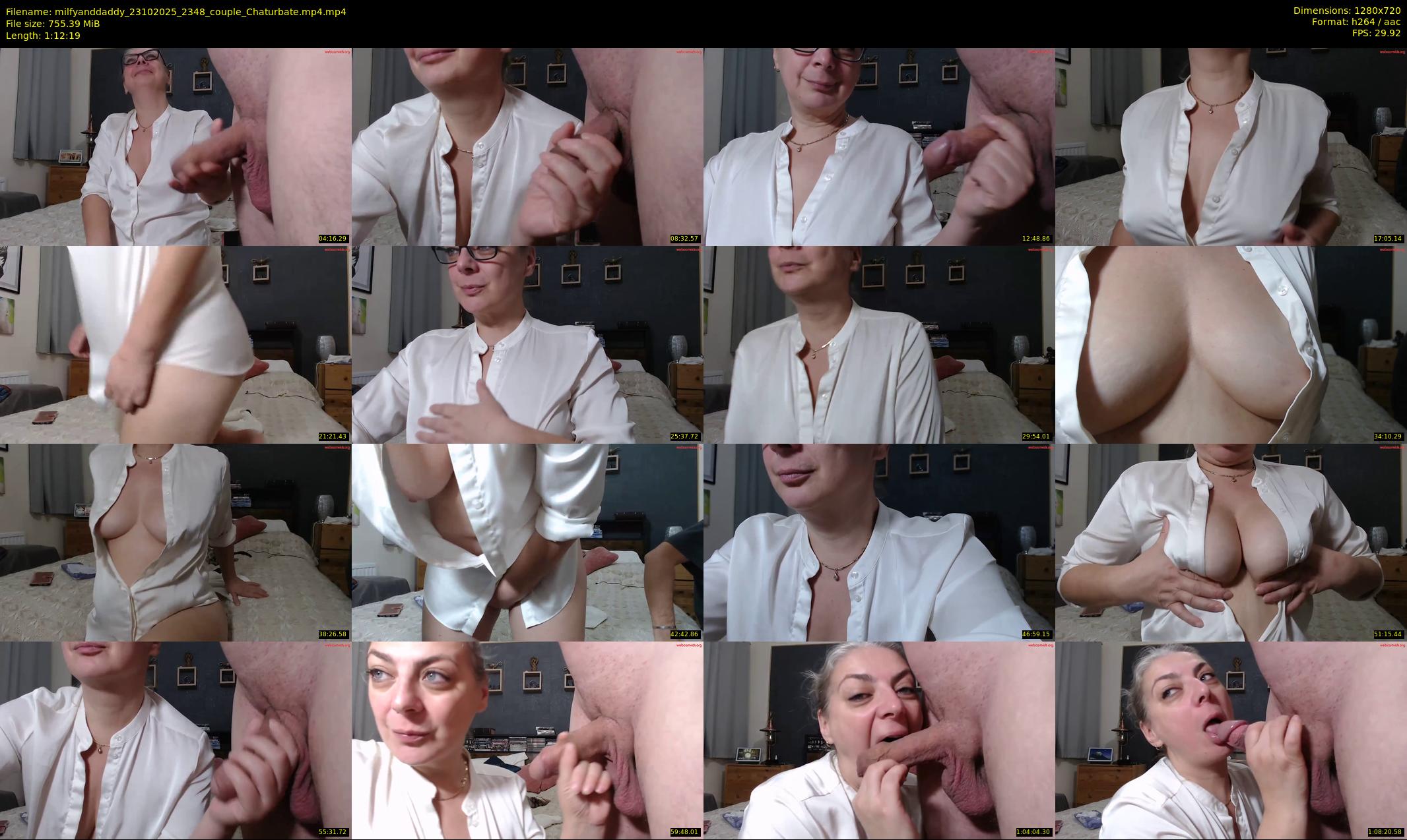 milfyanddaddy — 73 minute Chaturbate couple cam show recording, 720p, Oct 23, 2025