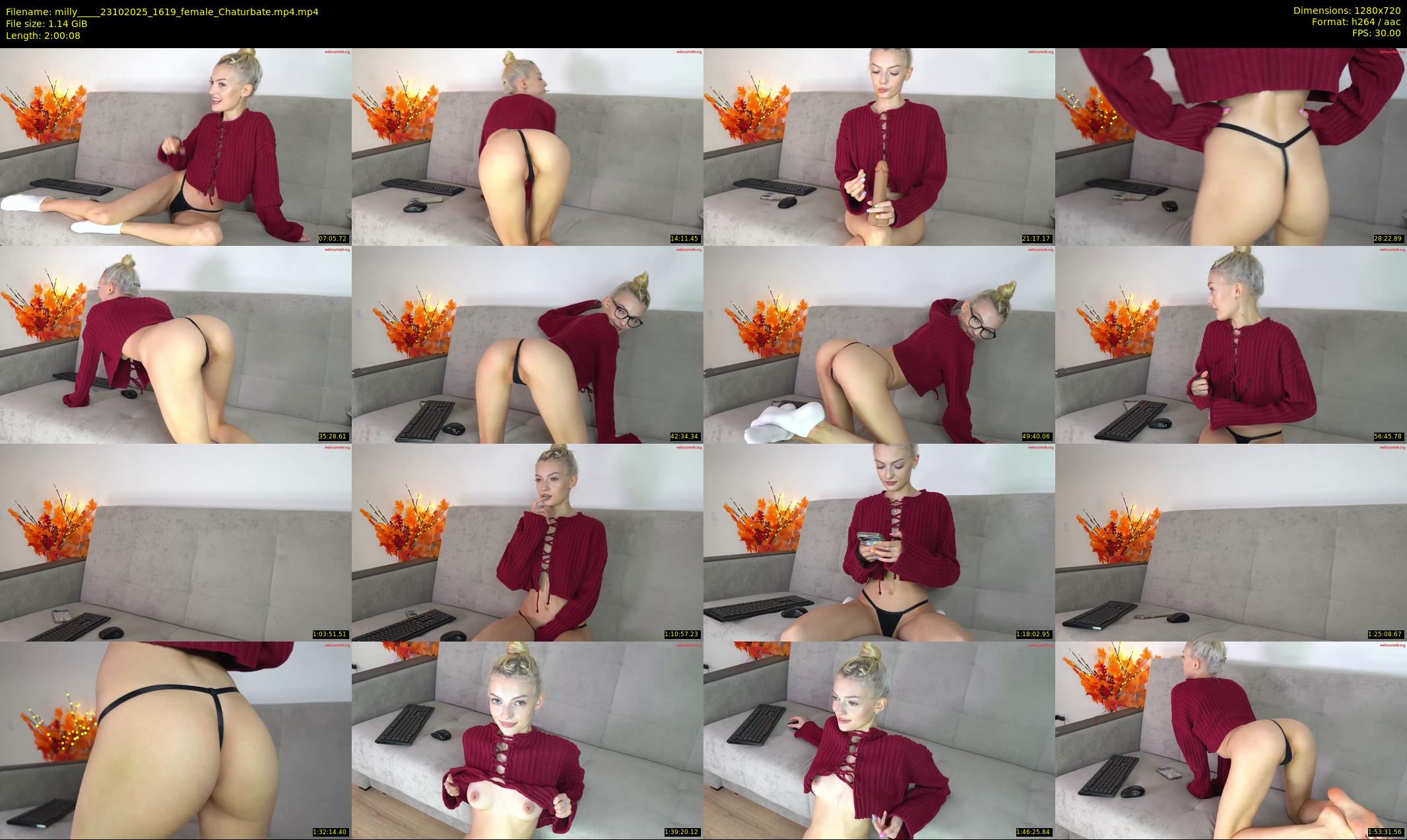 milly____ — 121 minute Chaturbate couple cam show recording, 720p, Oct 23, 2025