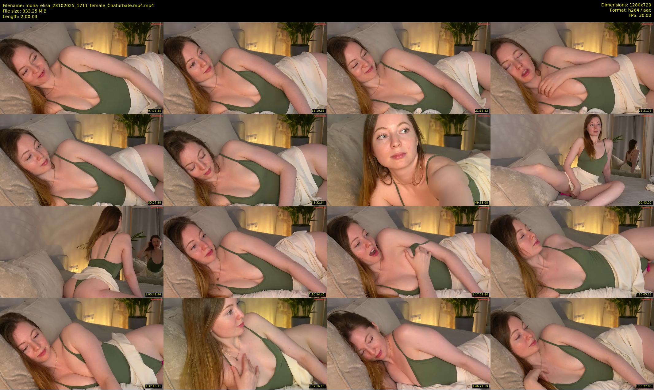 mona_elisa — 121 minute Chaturbate female cam show recording, 720p, Oct 23, 2025