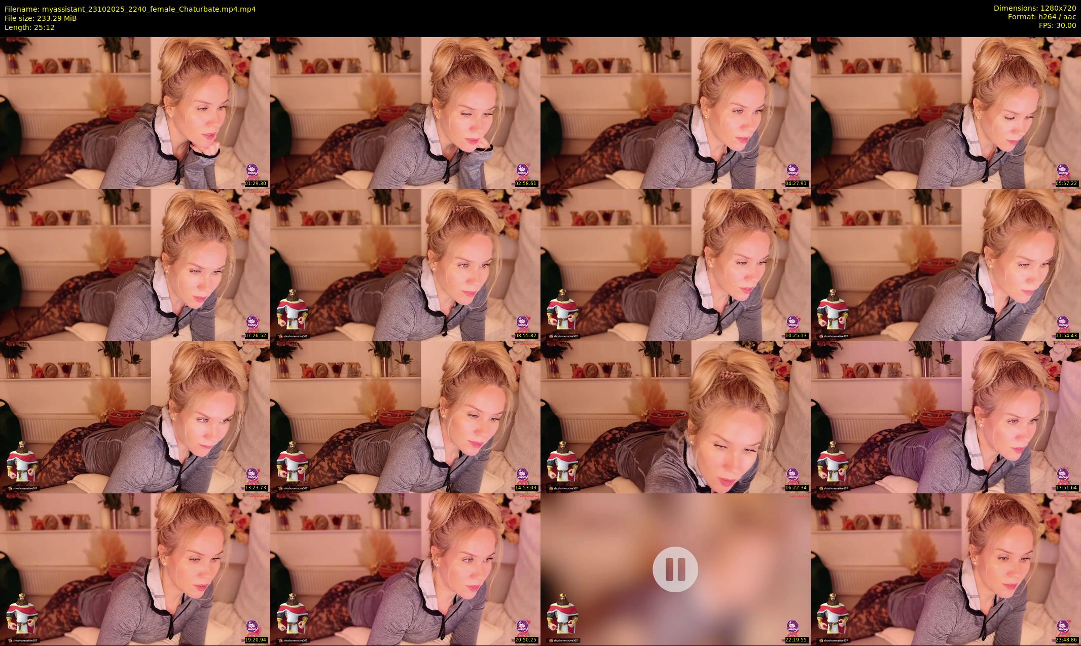 myassistant — 26 minute Chaturbate female cam show recording, 720p, Oct 23, 2025