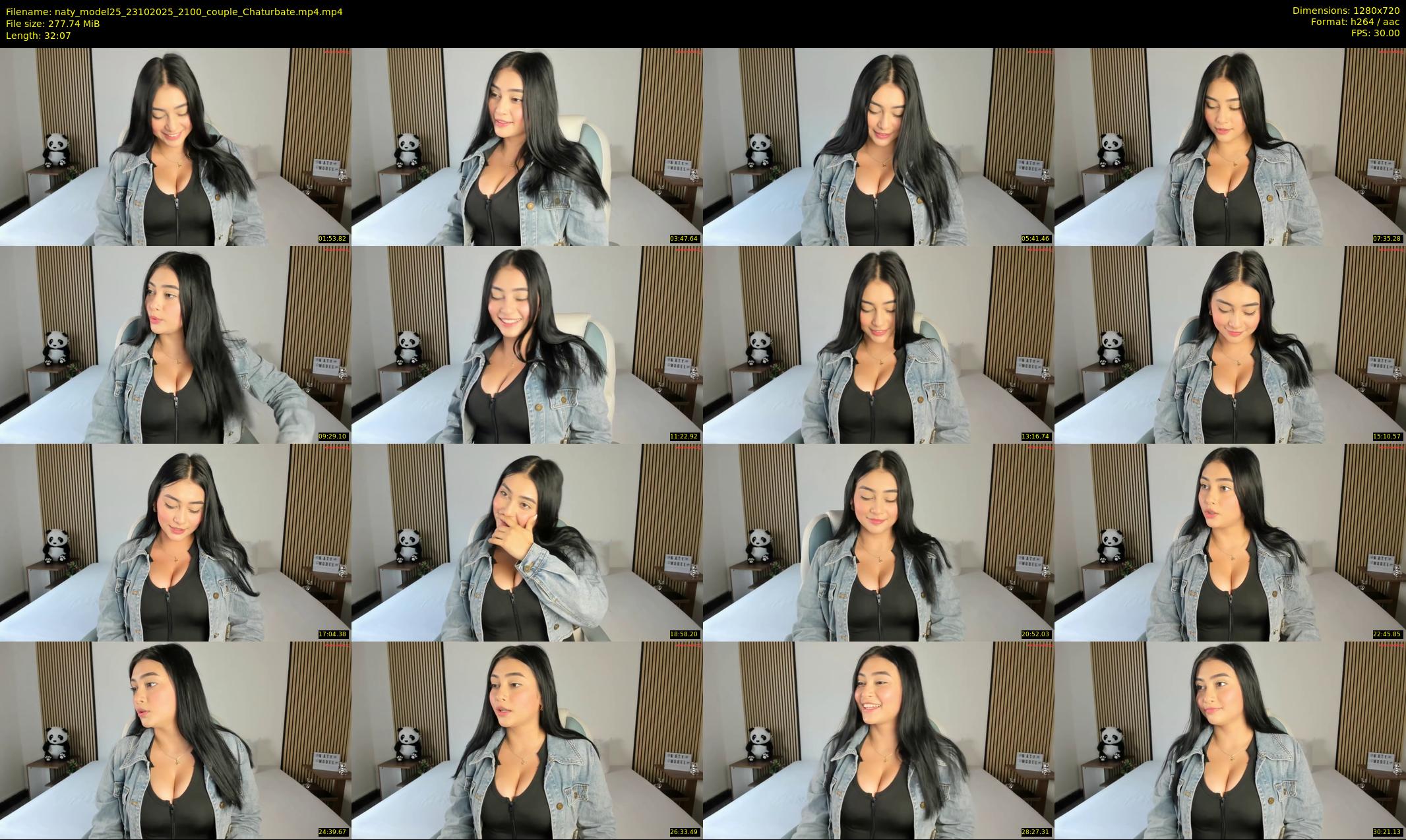 naty_model25 — 33 minute Chaturbate couple cam show recording, 720p, Oct 23, 2025