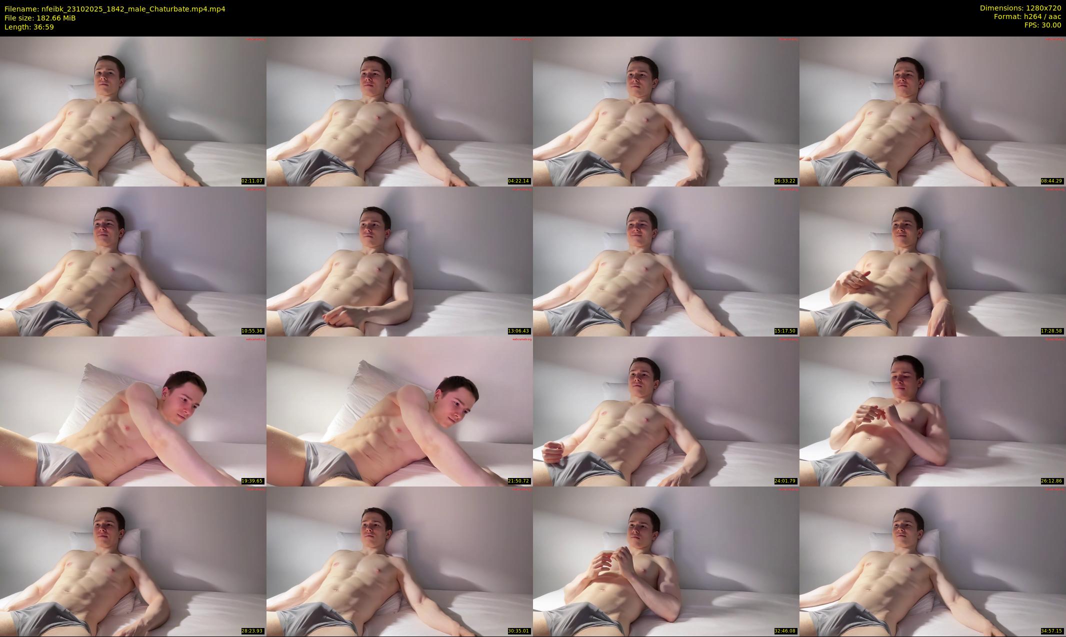nfeibk — 37 minute Chaturbate male cam show recording, 720p, Oct 23, 2025