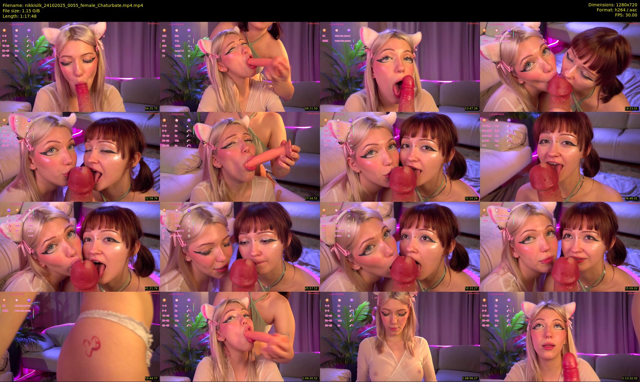 nikkisilk — 78 minute Chaturbate female cam show recording, 720p, Oct 24, 2025