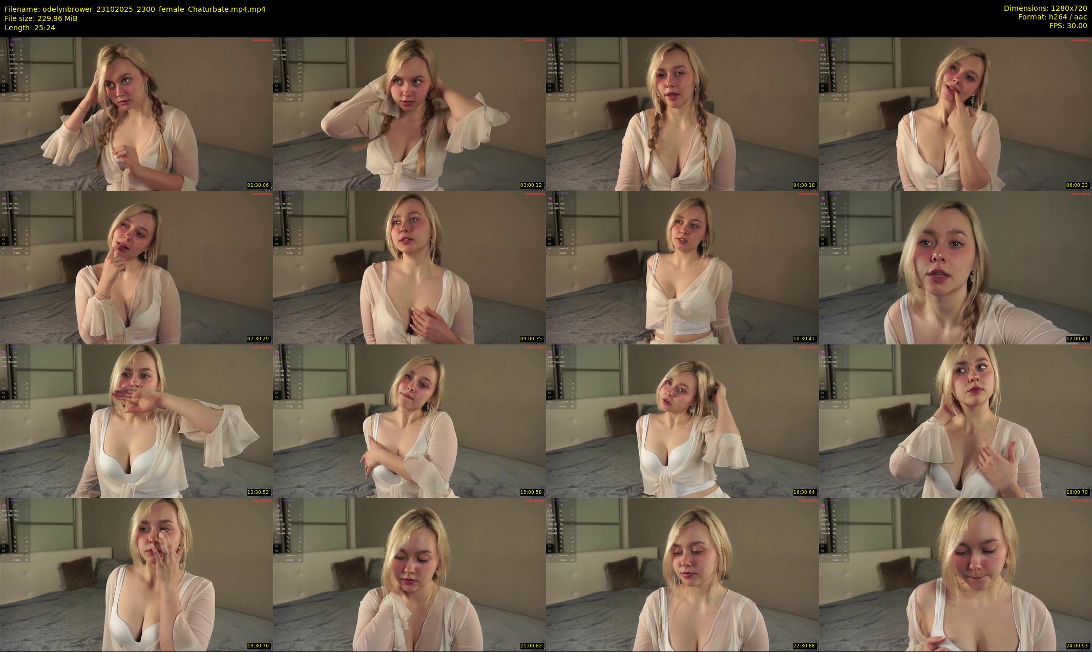 odelynbrower — 26 minute Chaturbate female cam show recording, 720p, Oct 23, 2025