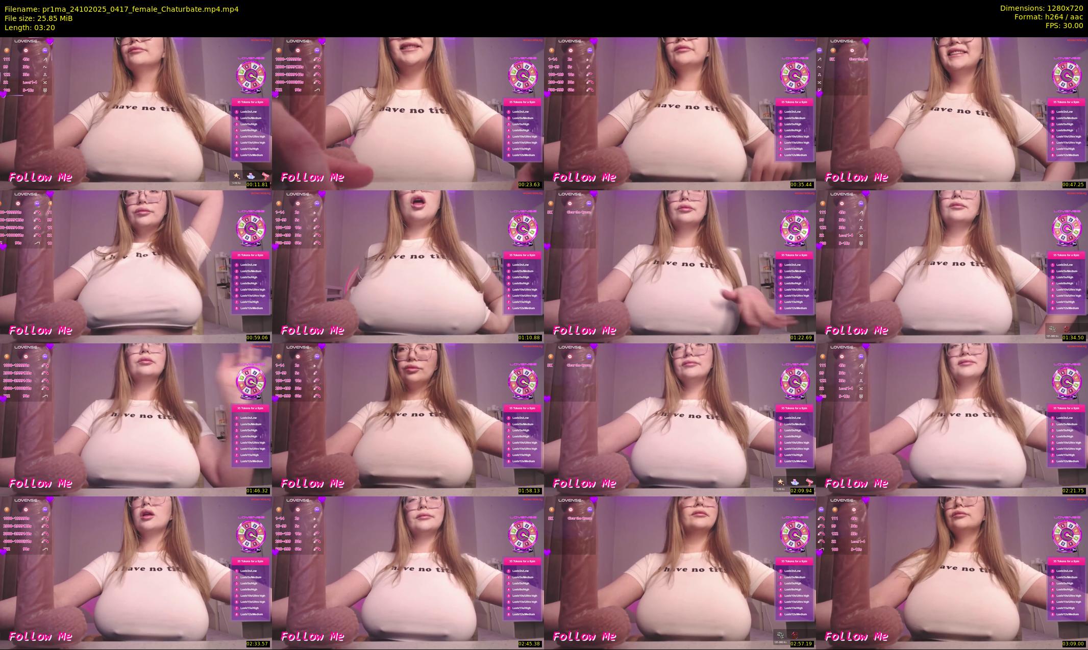 pr1ma — 4 minute Chaturbate female cam show recording, 720p, Oct 24, 2025