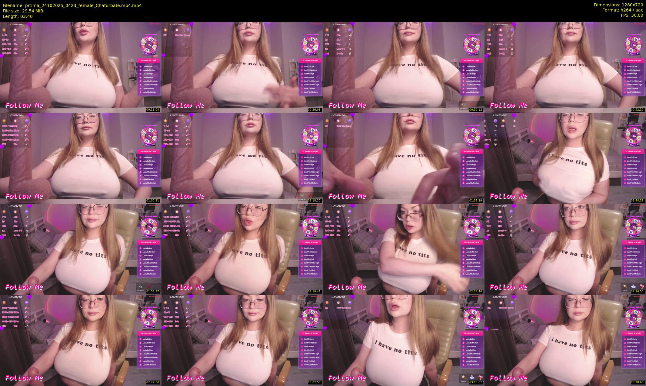 pr1ma — 4 minute Chaturbate female cam show recording, 720p, Oct 24, 2025