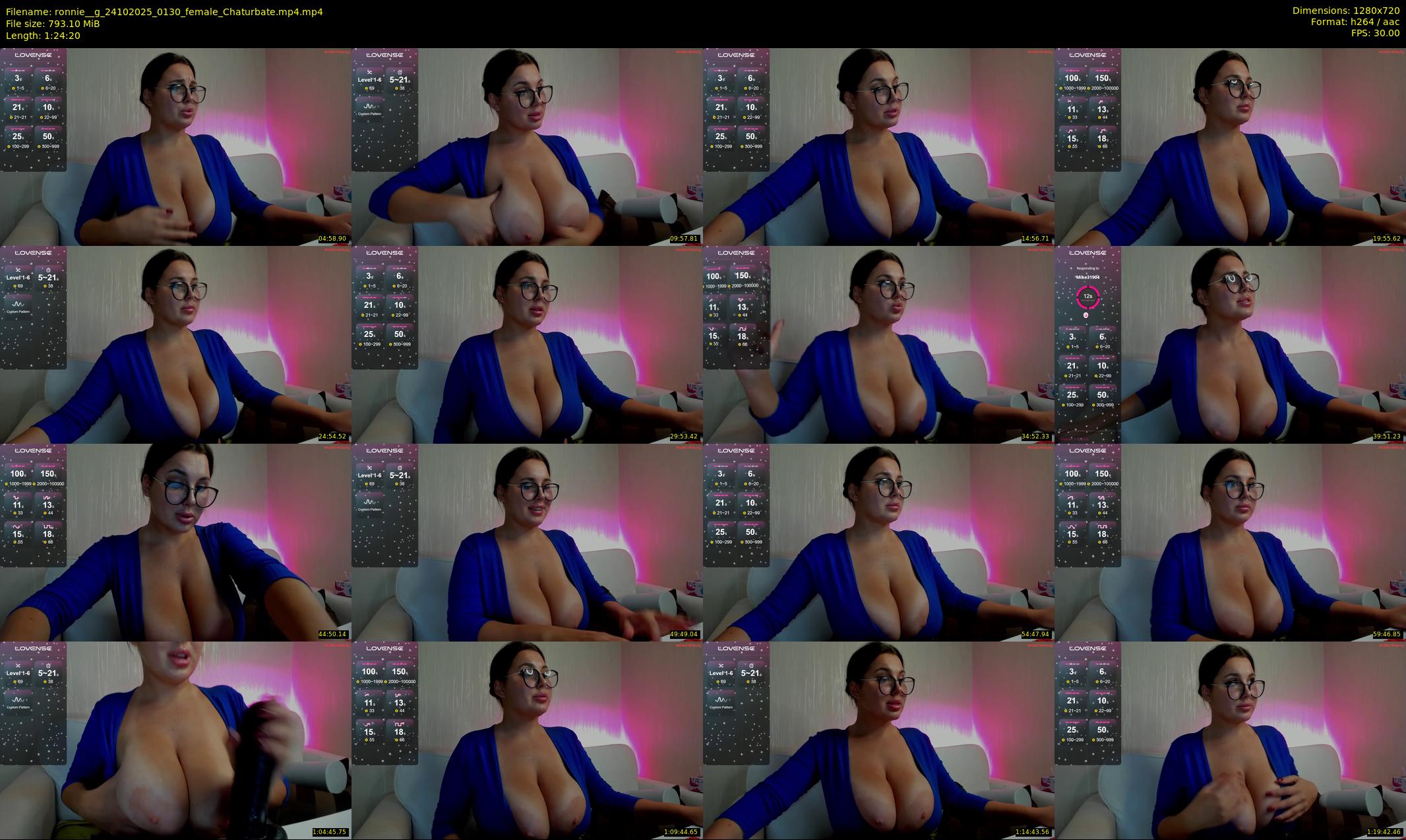ronnie__g — 85 minute Chaturbate female cam show recording, 720p, Oct 24, 2025