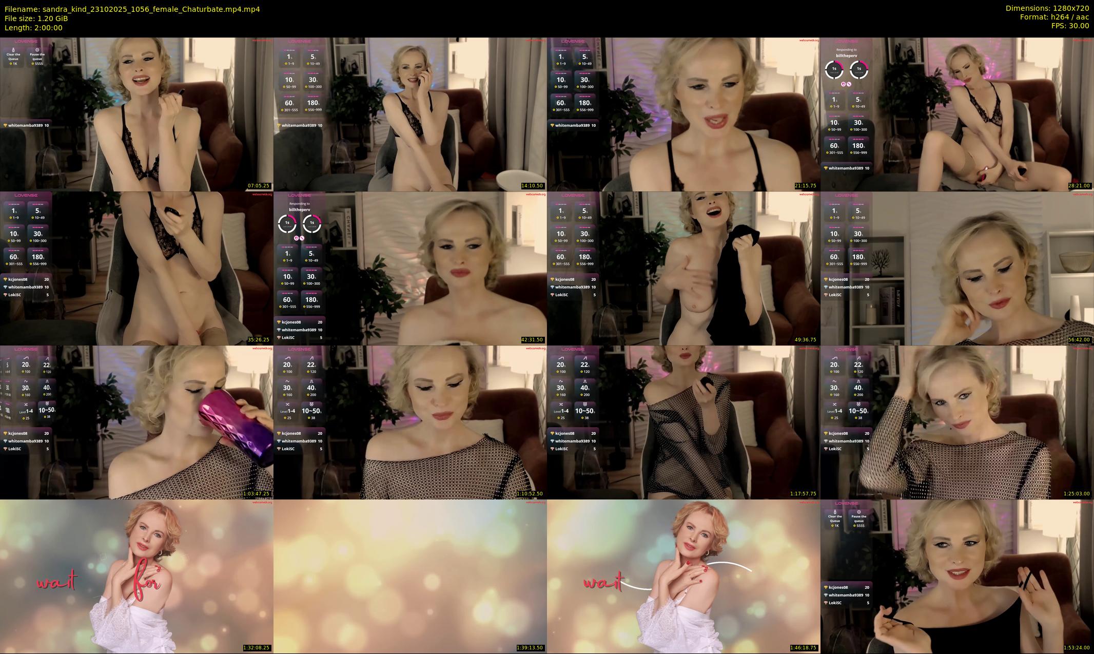 sandra_kind — 120 minute Chaturbate female cam show recording, 720p, Oct 23, 2025