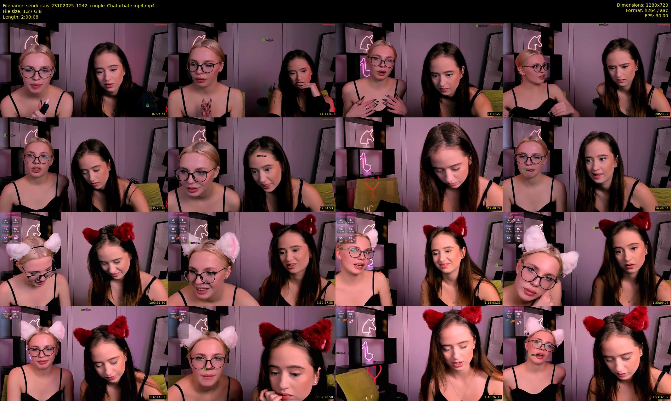 sendi_cais — 121 minute Chaturbate female cam show recording, 720p, Oct 23, 2025