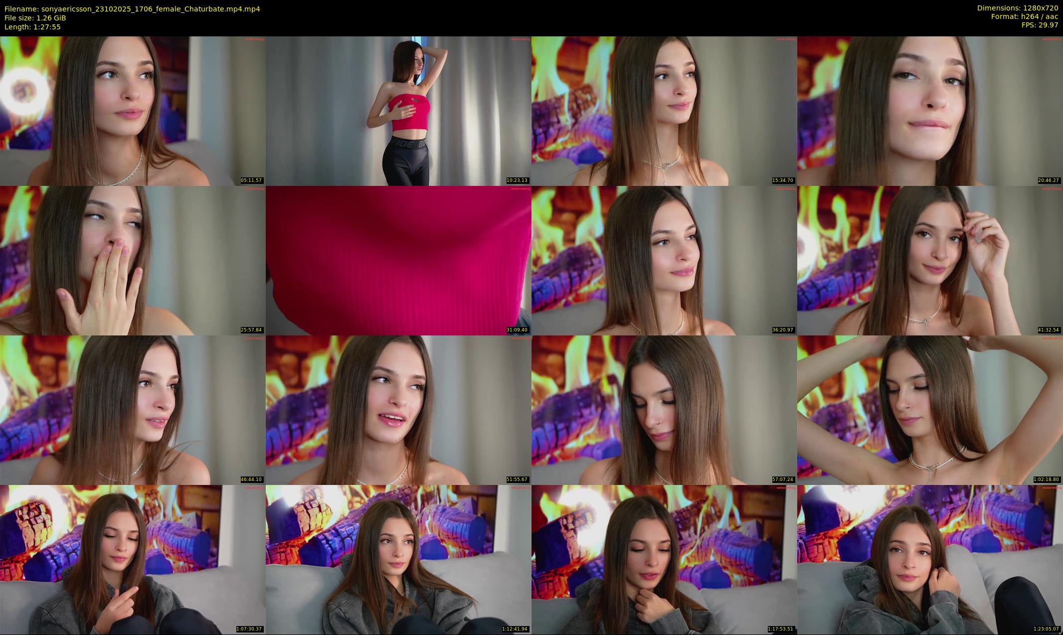 sonyaericsson — 88 minute Chaturbate female cam show recording, 720p, Oct 23, 2025