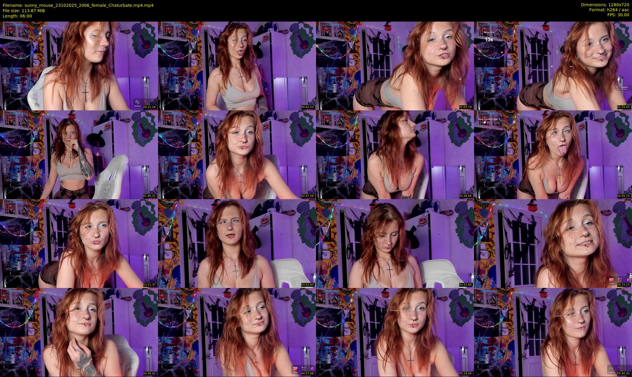 sunny_mouse — 6 minute Chaturbate female cam show recording, 720p, Oct 23, 2025