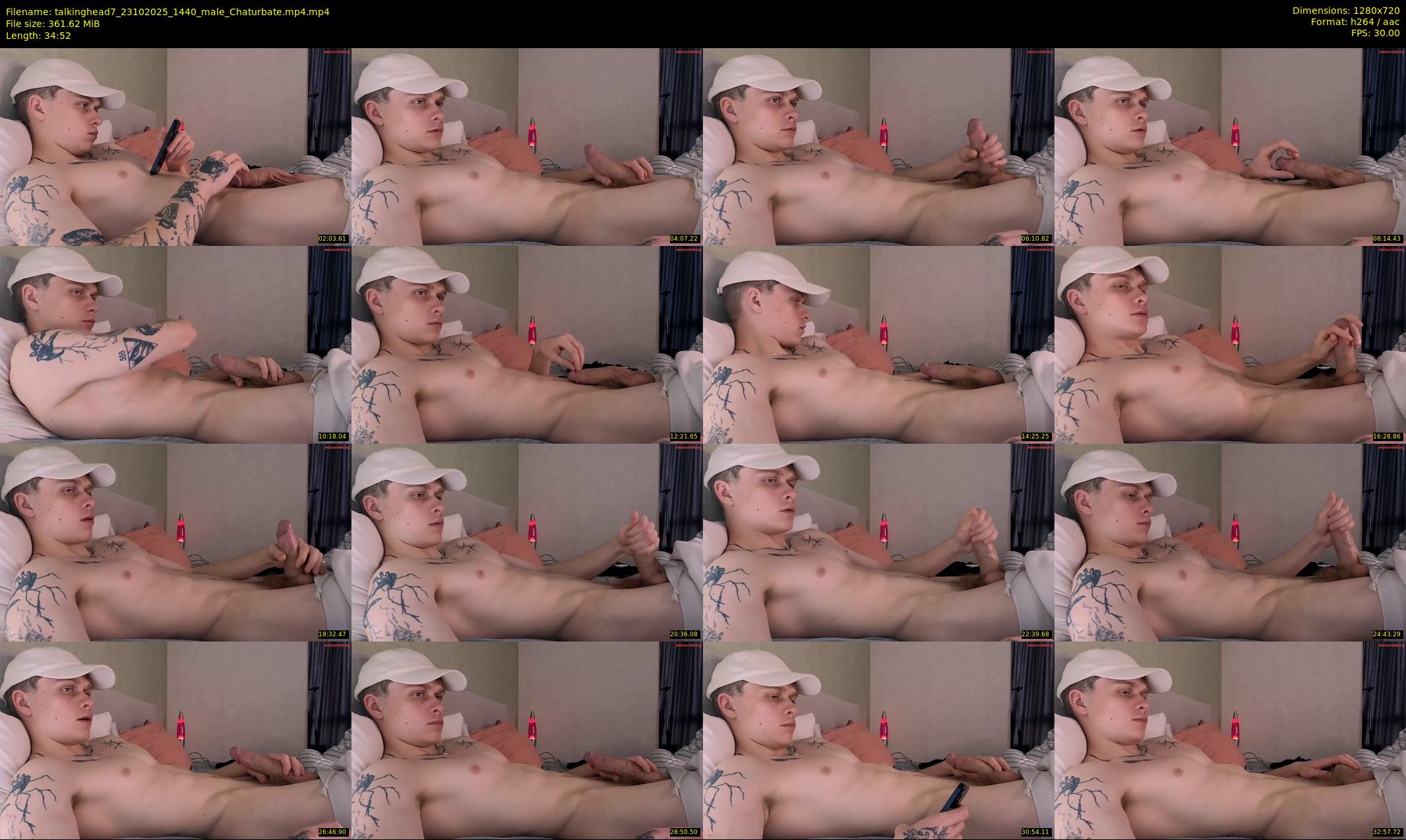 talkinghead7 — 35 minute Chaturbate male cam show recording, 720p, Oct 23, 2025