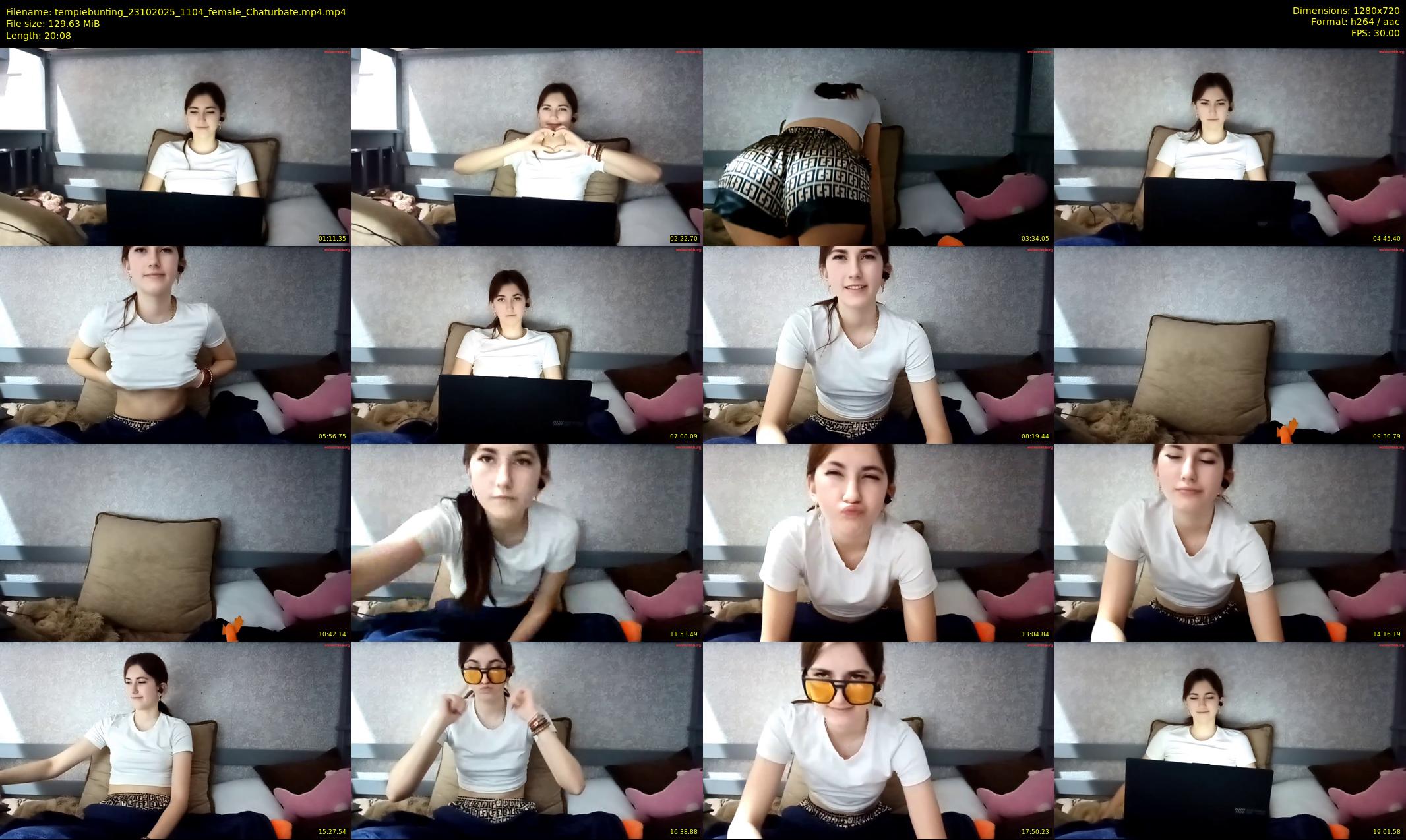 tempiebunting — 21 minute Chaturbate female cam show recording, 720p, Oct 23, 2025