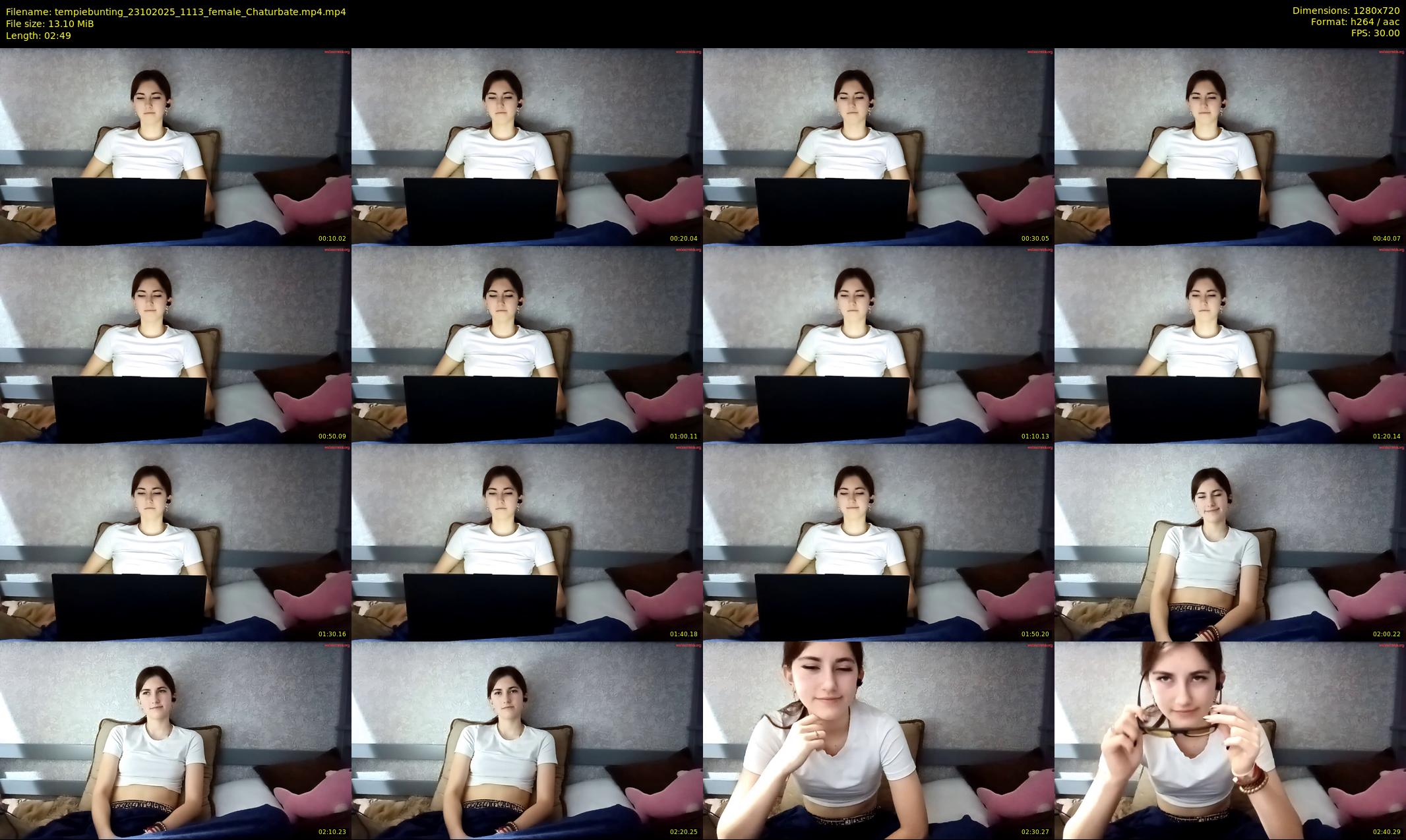 tempiebunting — 3 minute Chaturbate female cam show recording, 720p, Oct 23, 2025
