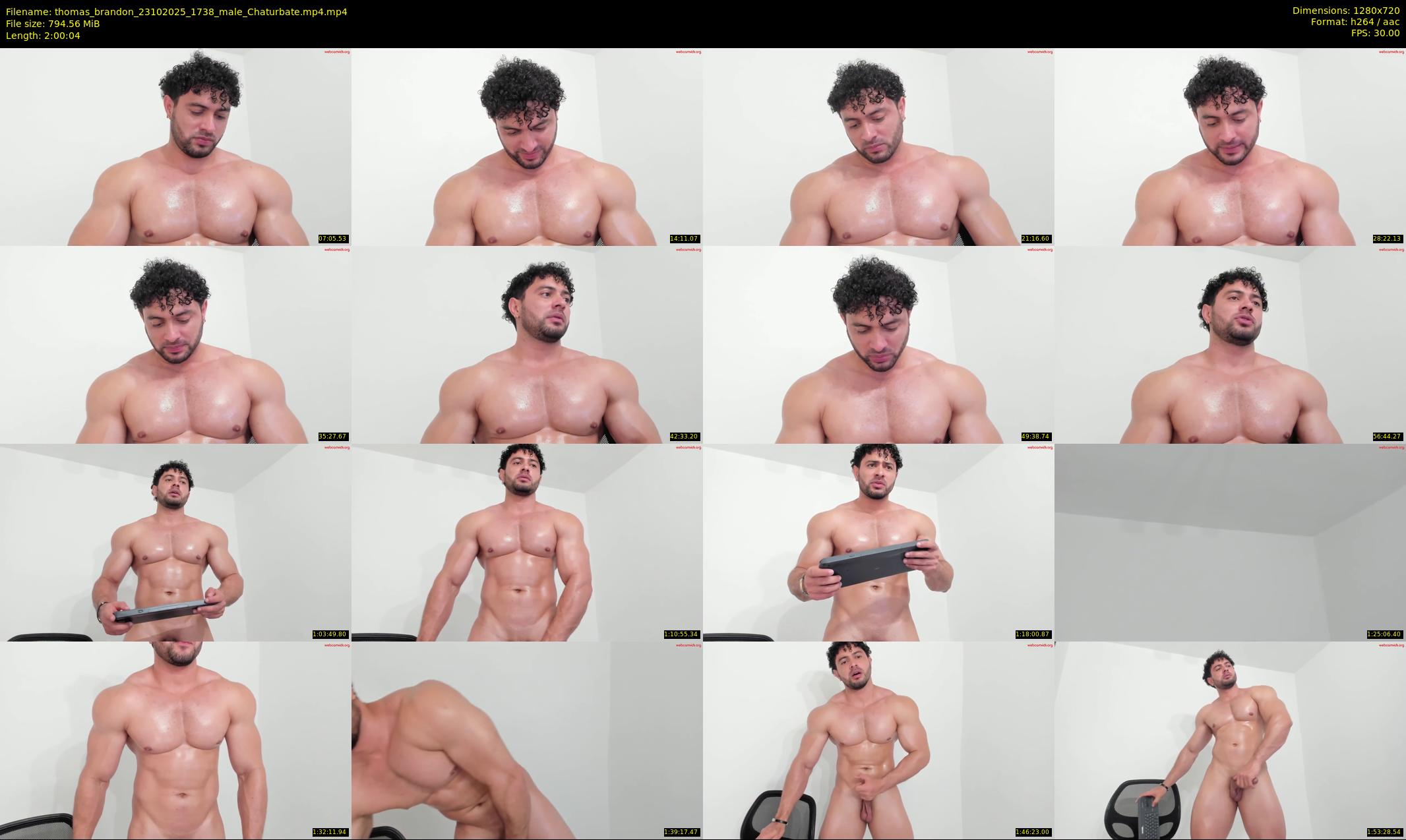 thomas_brandon — 121 minute Chaturbate male cam show recording, 720p, Oct 23, 2025