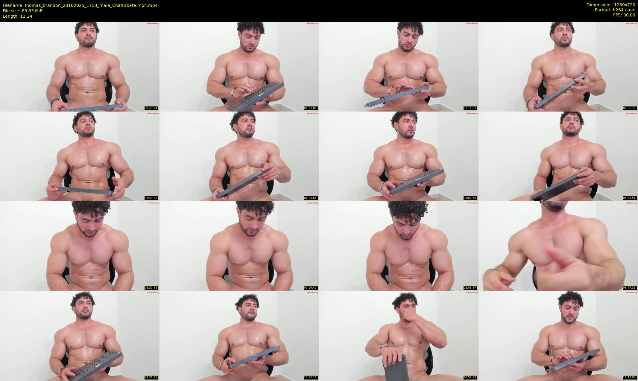 thomas_brandon — 13 minute Chaturbate male cam show recording, 720p, Oct 23, 2025
