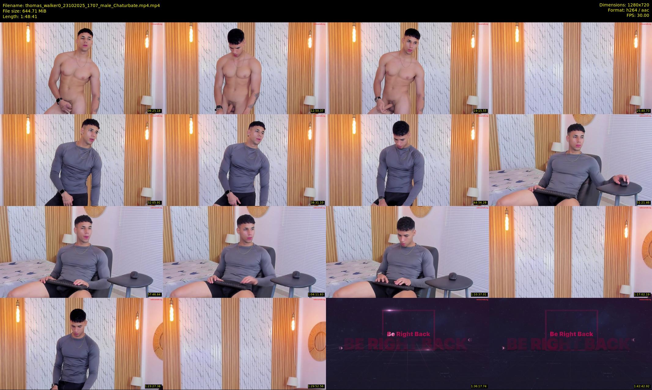 thomas_walker0 — 109 minute Chaturbate male cam show recording, 720p, Oct 23, 2025