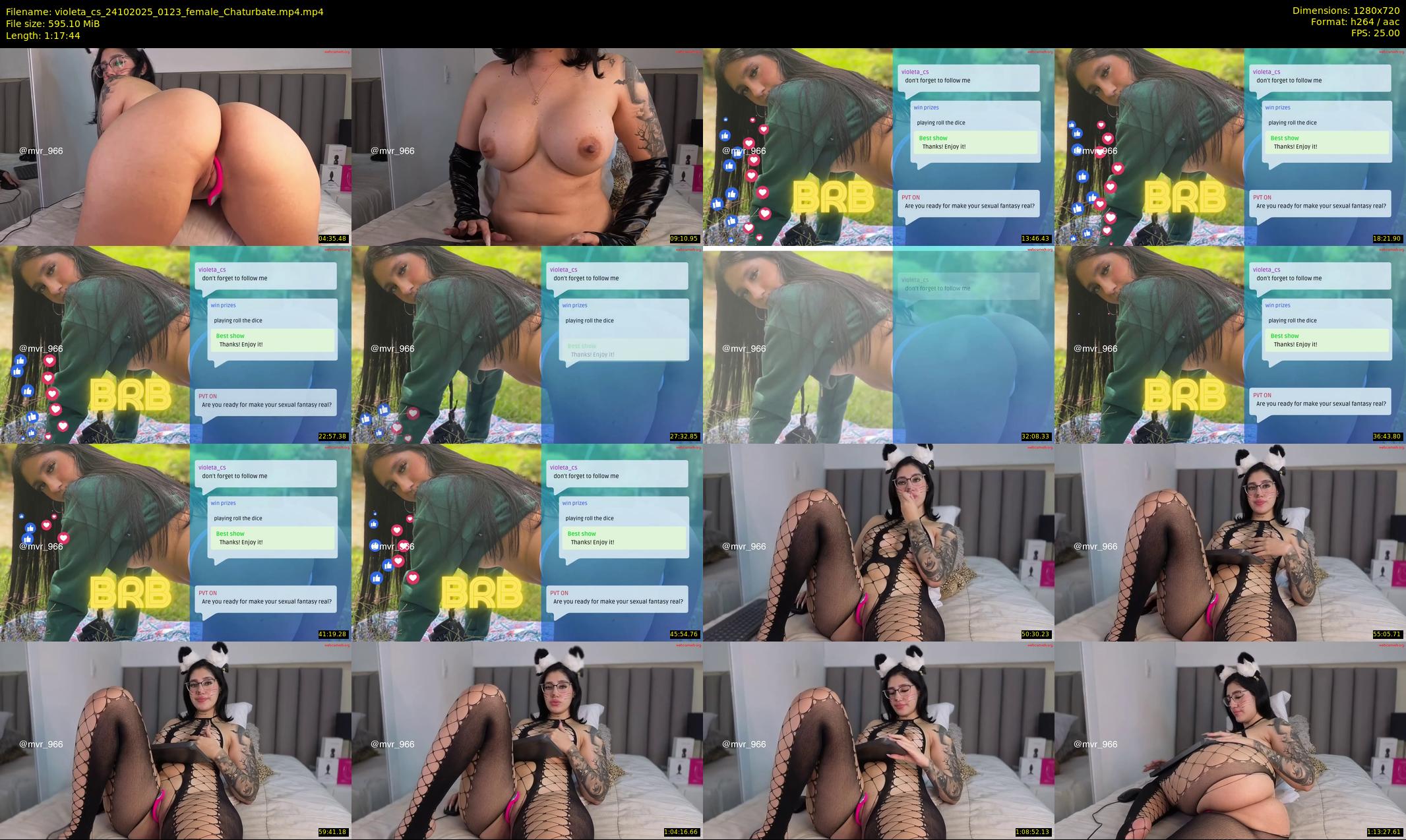 violeta_cs — 78 minute Chaturbate female cam show recording, 720p, Oct 24, 2025