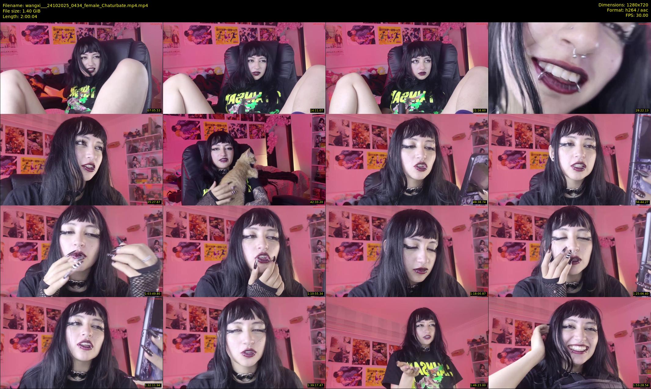wangxi__ — 121 minute Chaturbate female cam show recording, 720p, Oct 24, 2025
