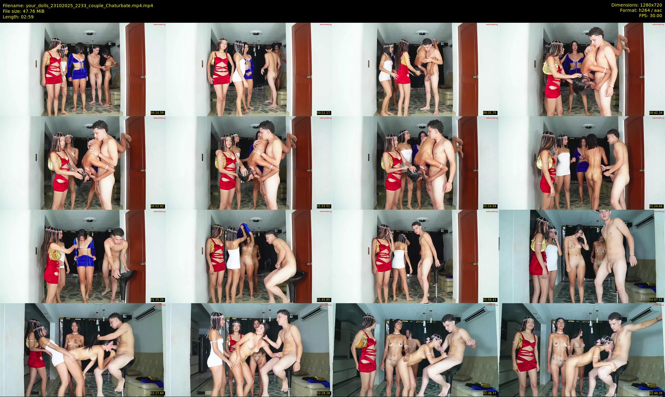 your_dolls — 3 minute Chaturbate couple cam show recording, 720p, Oct 23, 2025