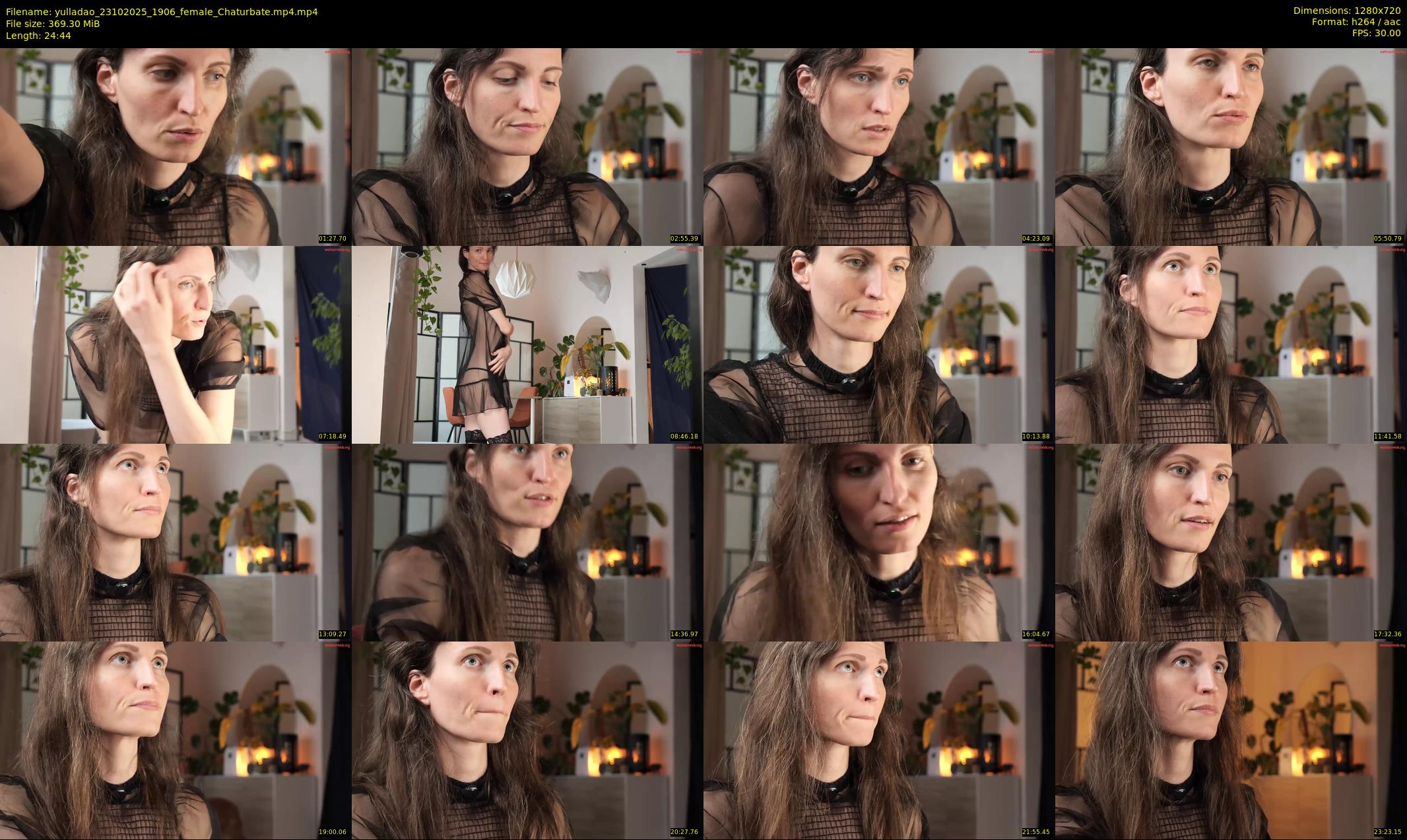yulladao — 25 minute Chaturbate female cam show recording, 720p, Oct 23, 2025