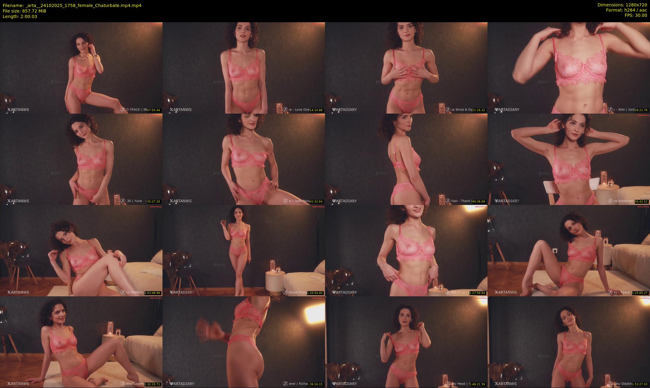 _arta_ — 121 minute Chaturbate female cam show recording, 720p, Oct 24, 2025