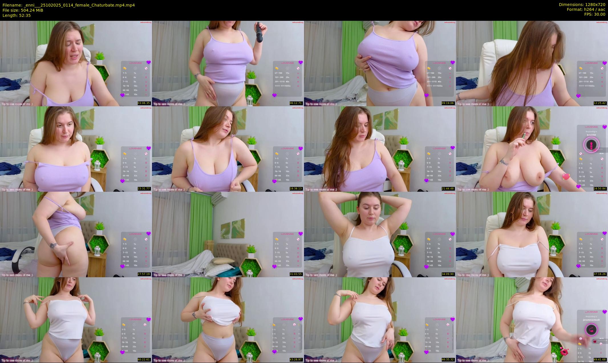 _enni__ — 53 minute Chaturbate female cam show recording, 720p, Oct 25, 2025
