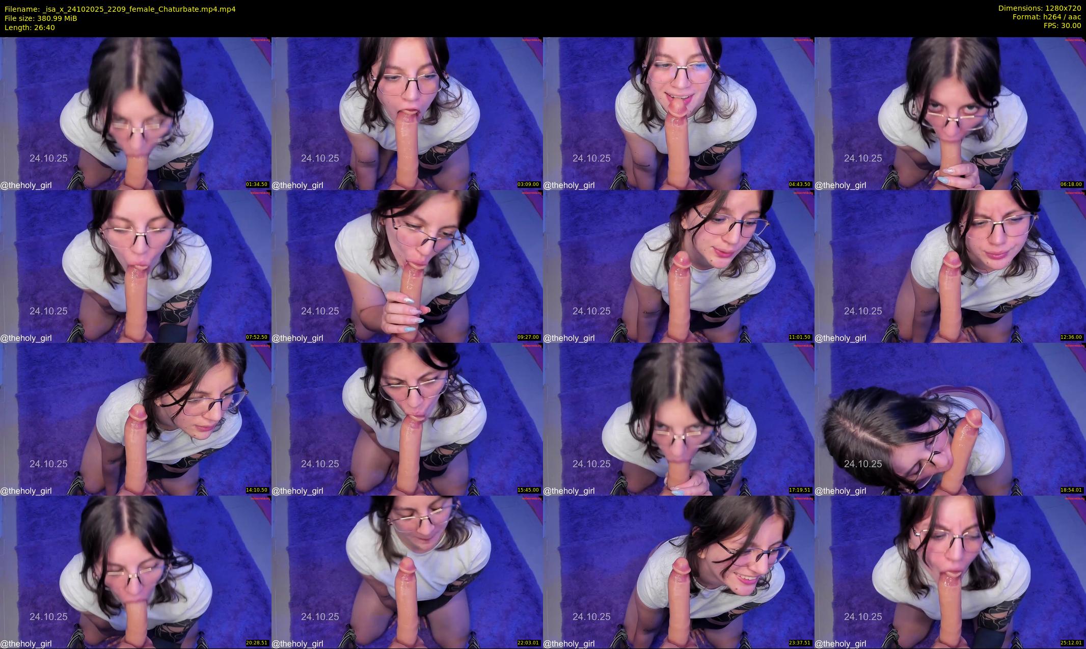 _isa_x — 27 minute Chaturbate female cam show recording, 720p, Oct 24, 2025
