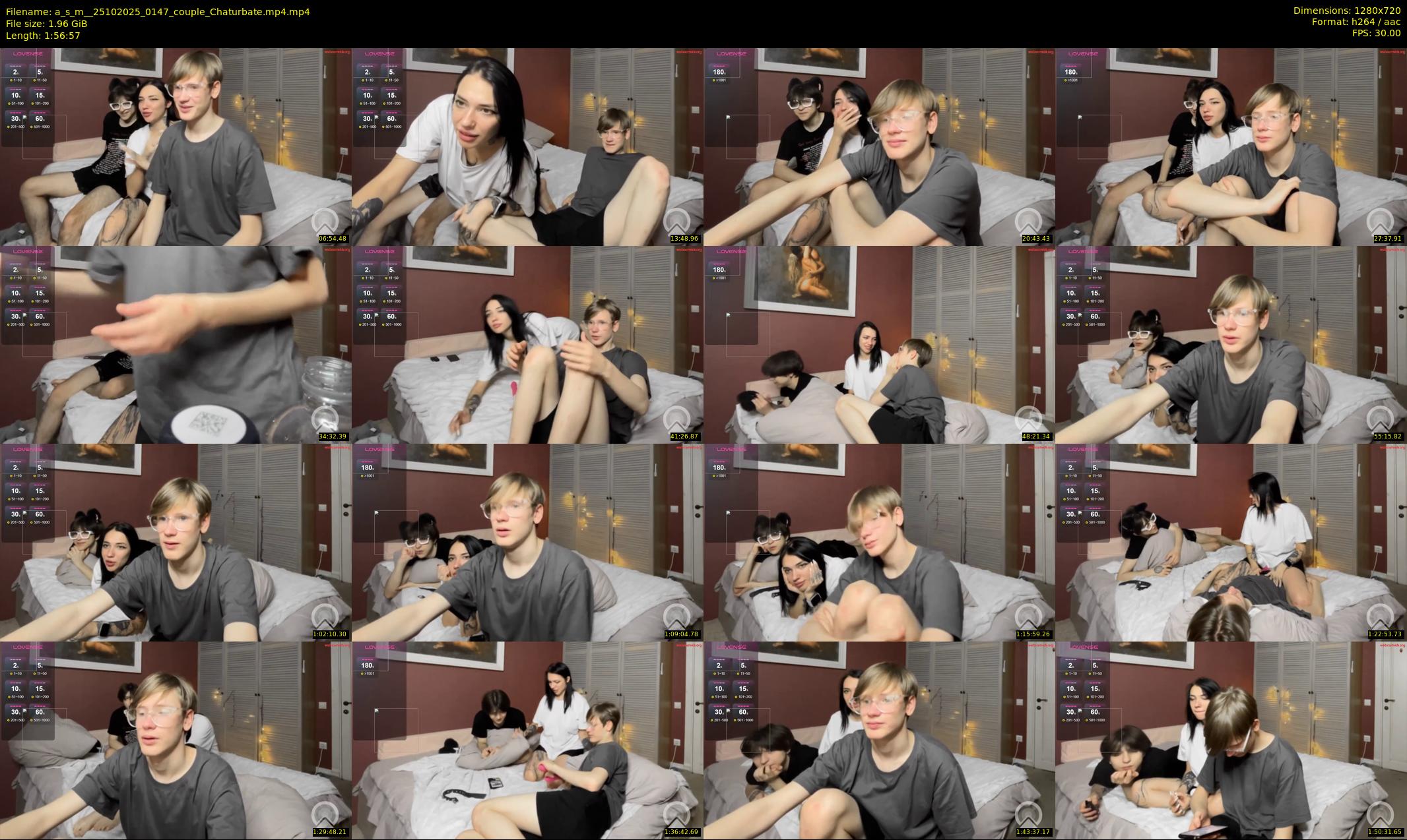 a_s_m_ — 117 minute Chaturbate couple cam show recording, 720p, Oct 25, 2025