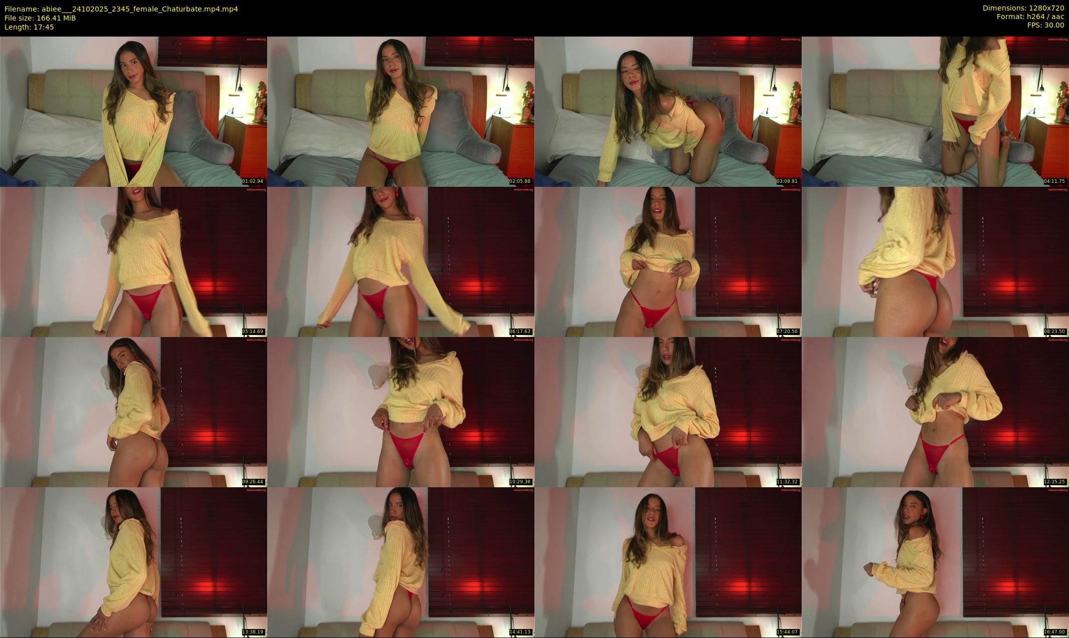 abiee__ — 18 minute Chaturbate female cam show recording, 720p, Oct 24, 2025