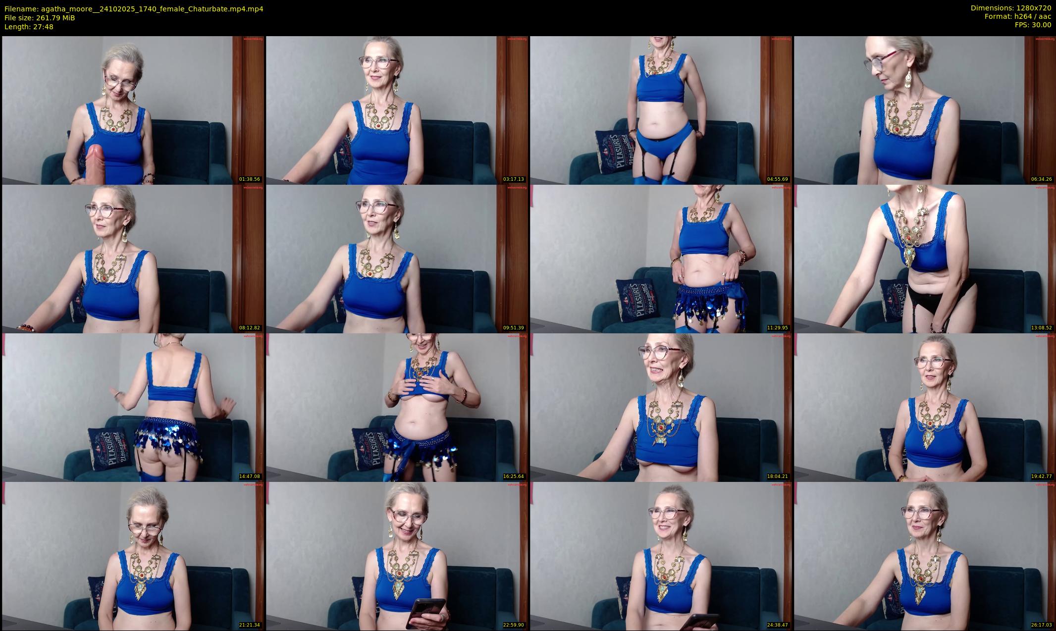 agatha_moore_ — 28 minute Chaturbate female cam show recording, 720p, Oct 24, 2025