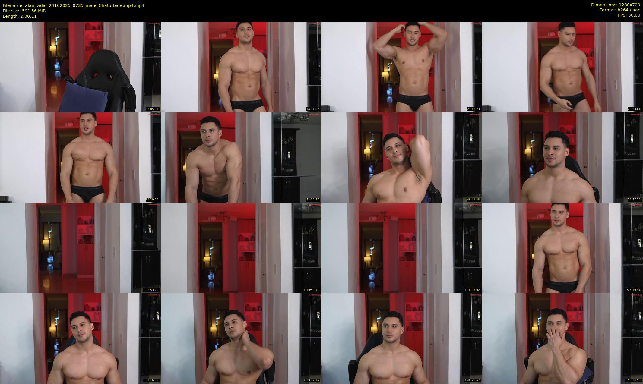 alan_vidal — 121 minute Chaturbate male cam show recording, 720p, Oct 24, 2025
