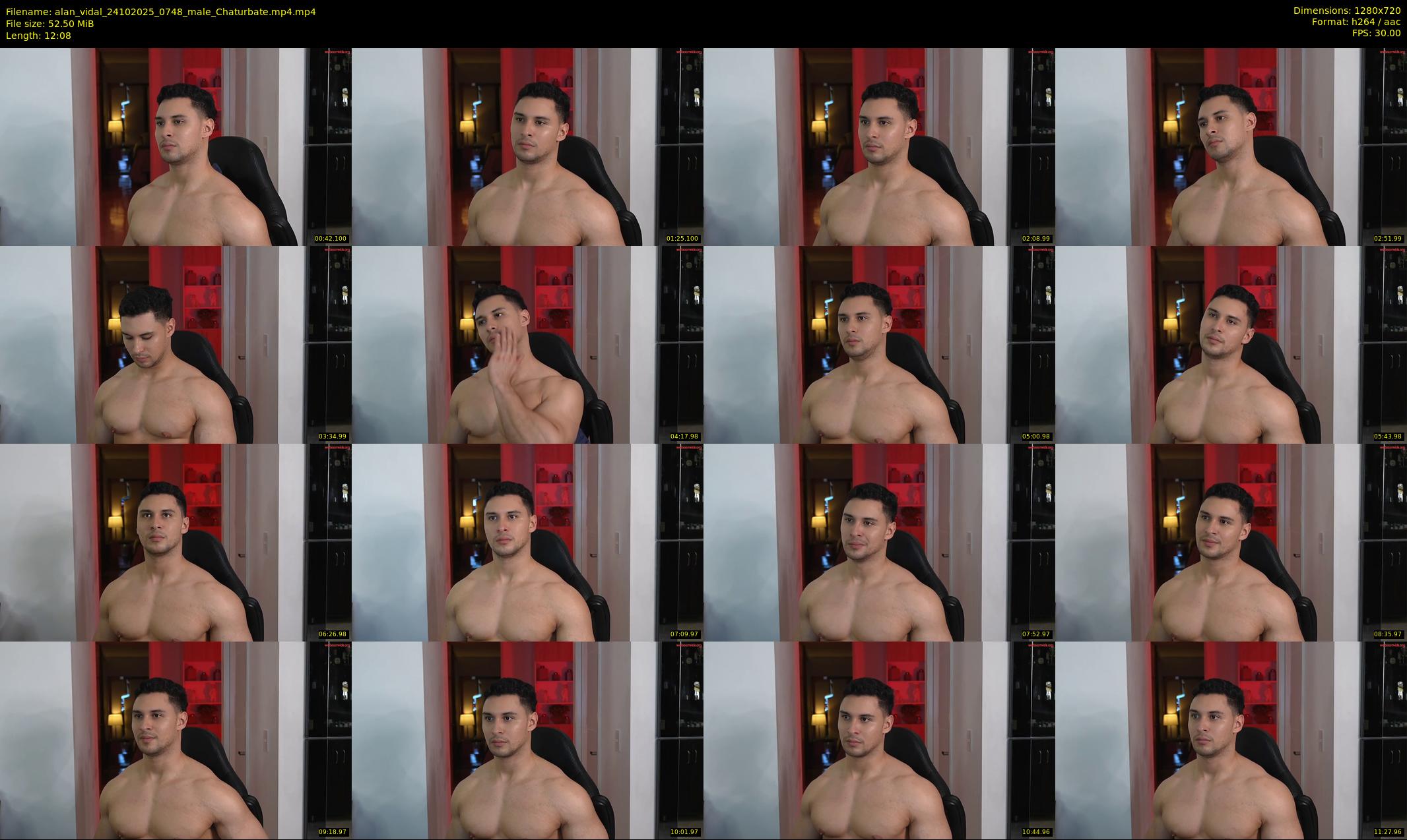 alan_vidal — 13 minute Chaturbate male cam show recording, 720p, Oct 24, 2025