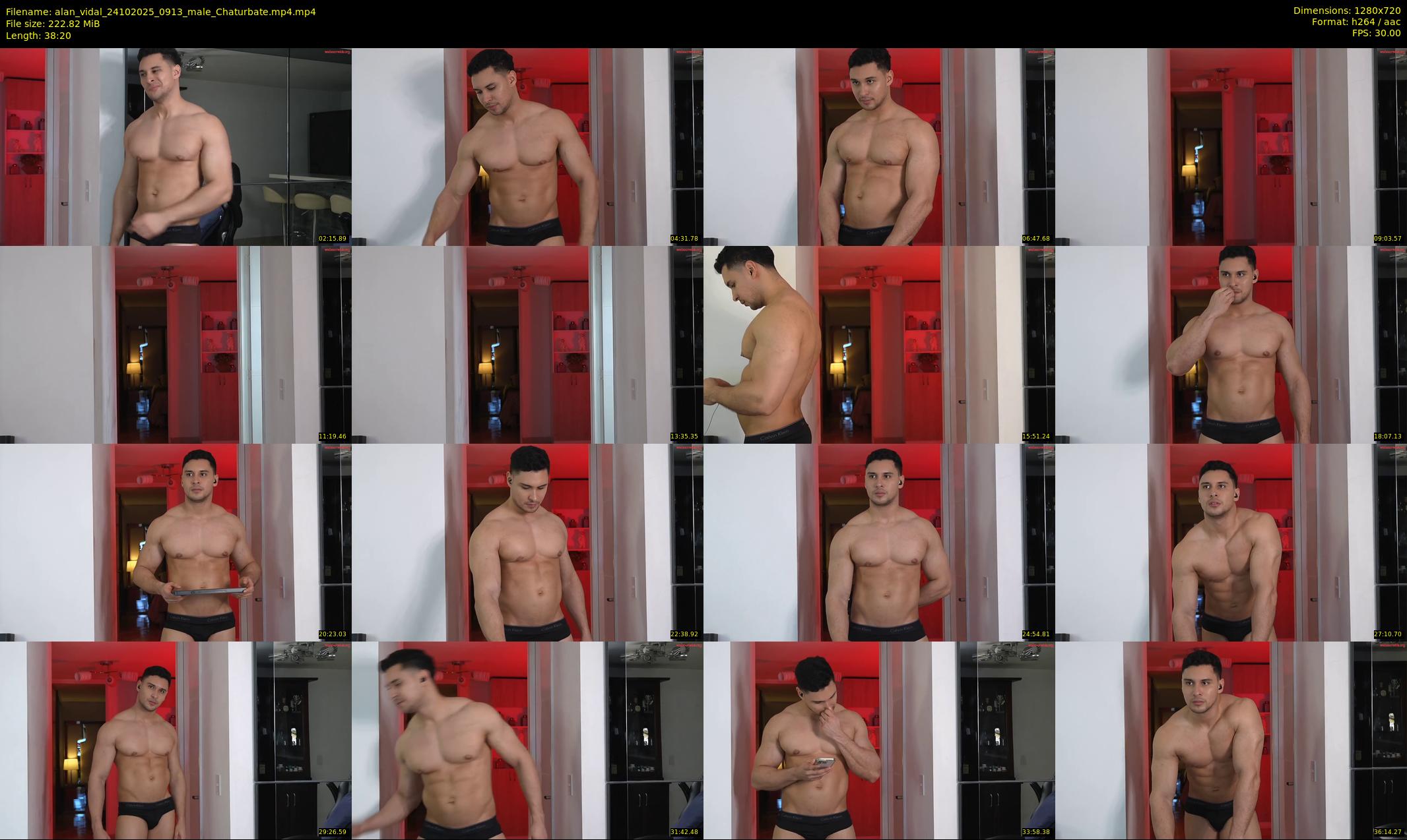 alan_vidal — 39 minute Chaturbate male cam show recording, 720p, Oct 24, 2025